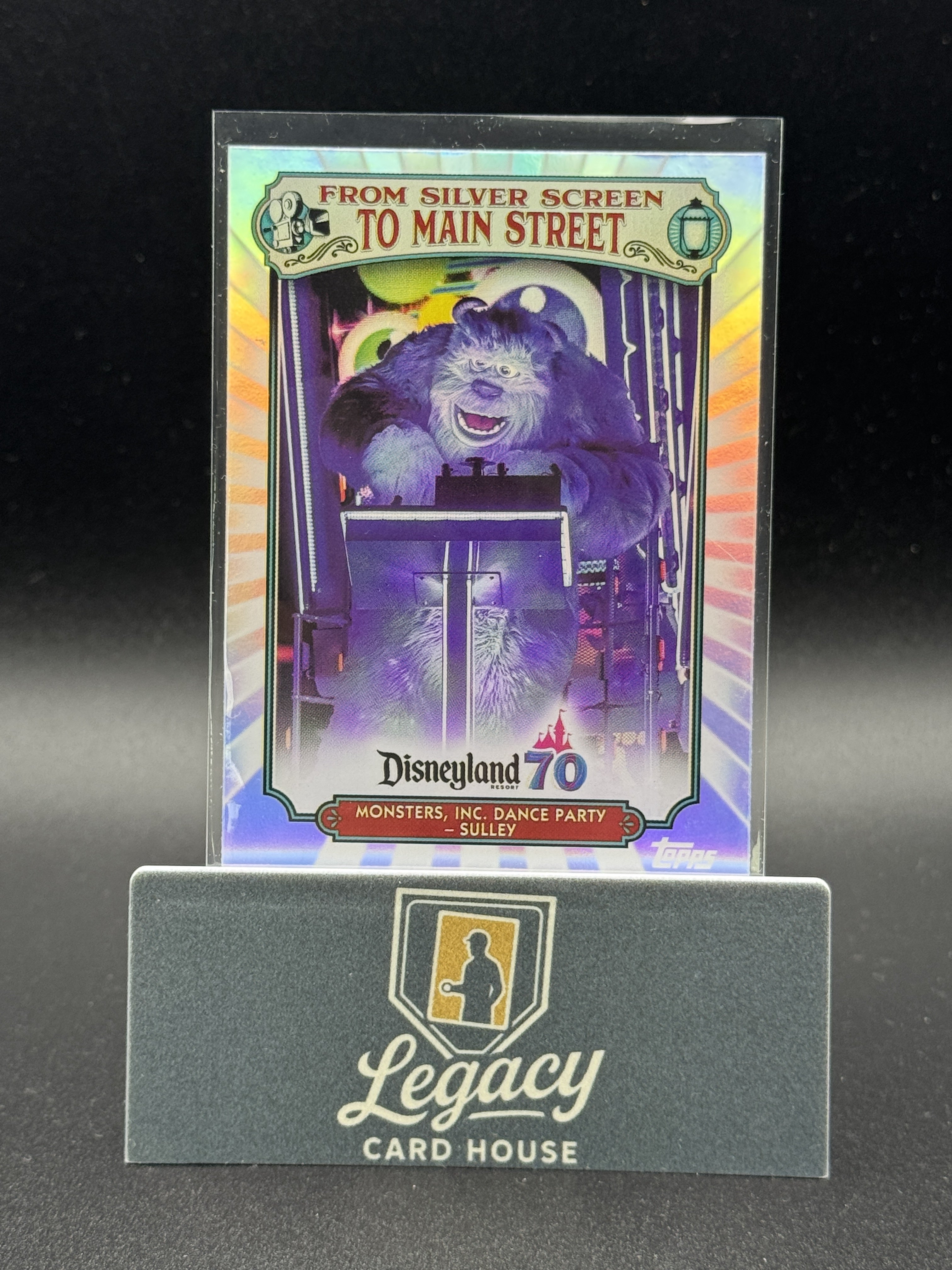 2025 Topps Disneyland 70th Anniv. Sulley From Silver Screen To Main St.