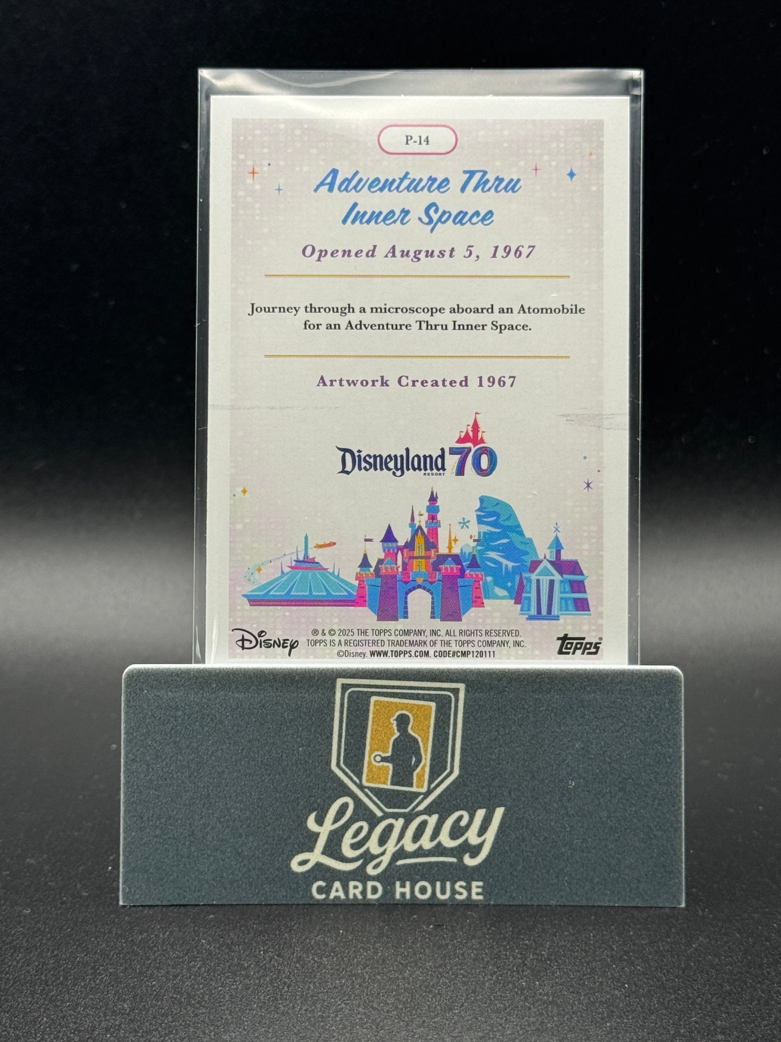 2025 Topps Disneyland 70th Anniversary #P-14 Adventure Thru Inner Space Posters