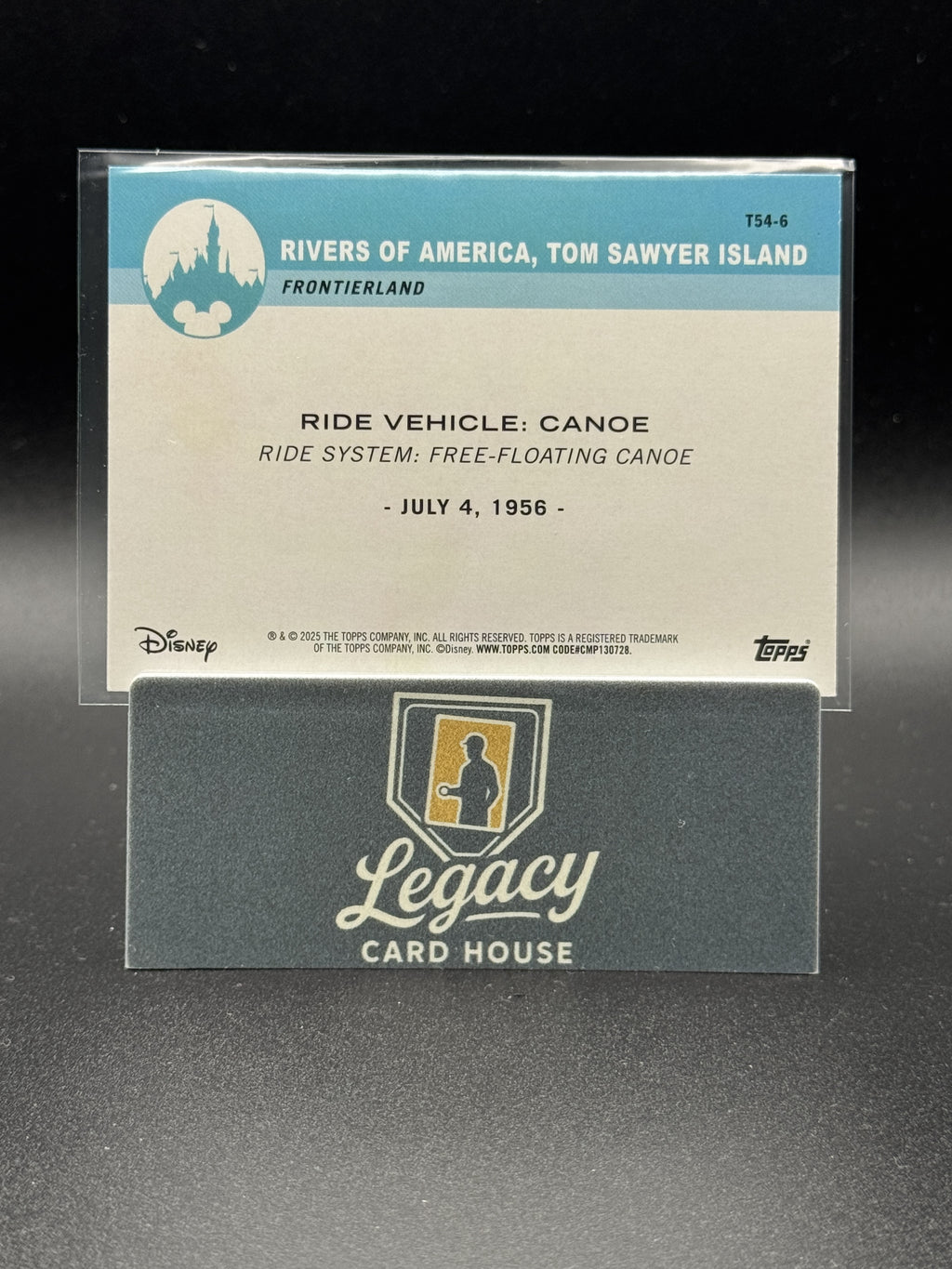2025 Topps Disneyland 70th Anniversary Bobsled 1954 Disneyland On Wheels