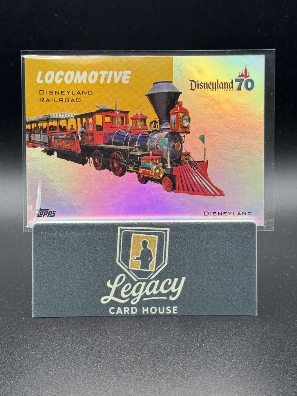 2025 Topps Disneyland 70th Anniversary Locomotive 1954 Disneyland On Wheels