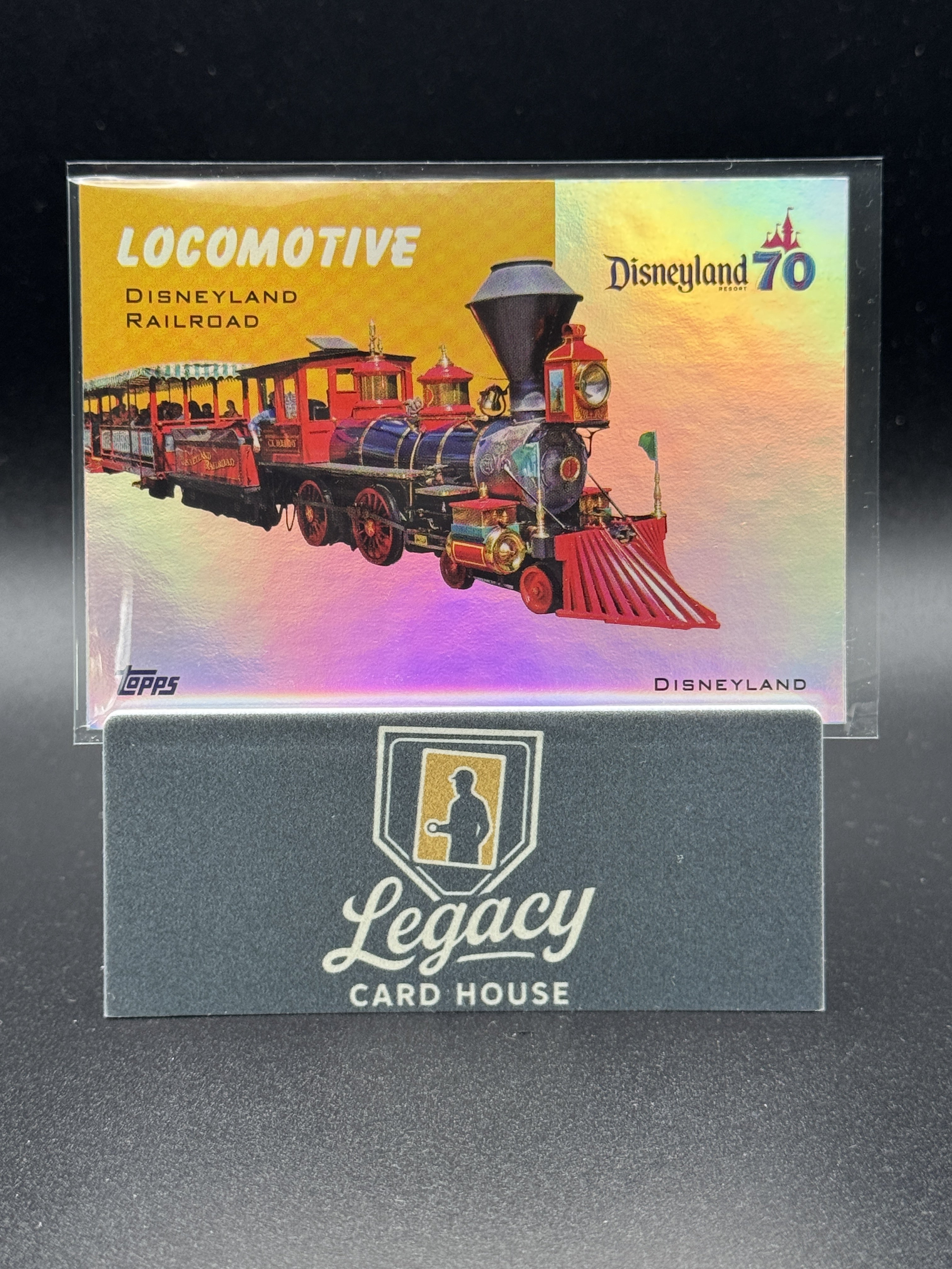 2025 Topps Disneyland 70th Anniversary Locomotive 1954 Disneyland On Wheels