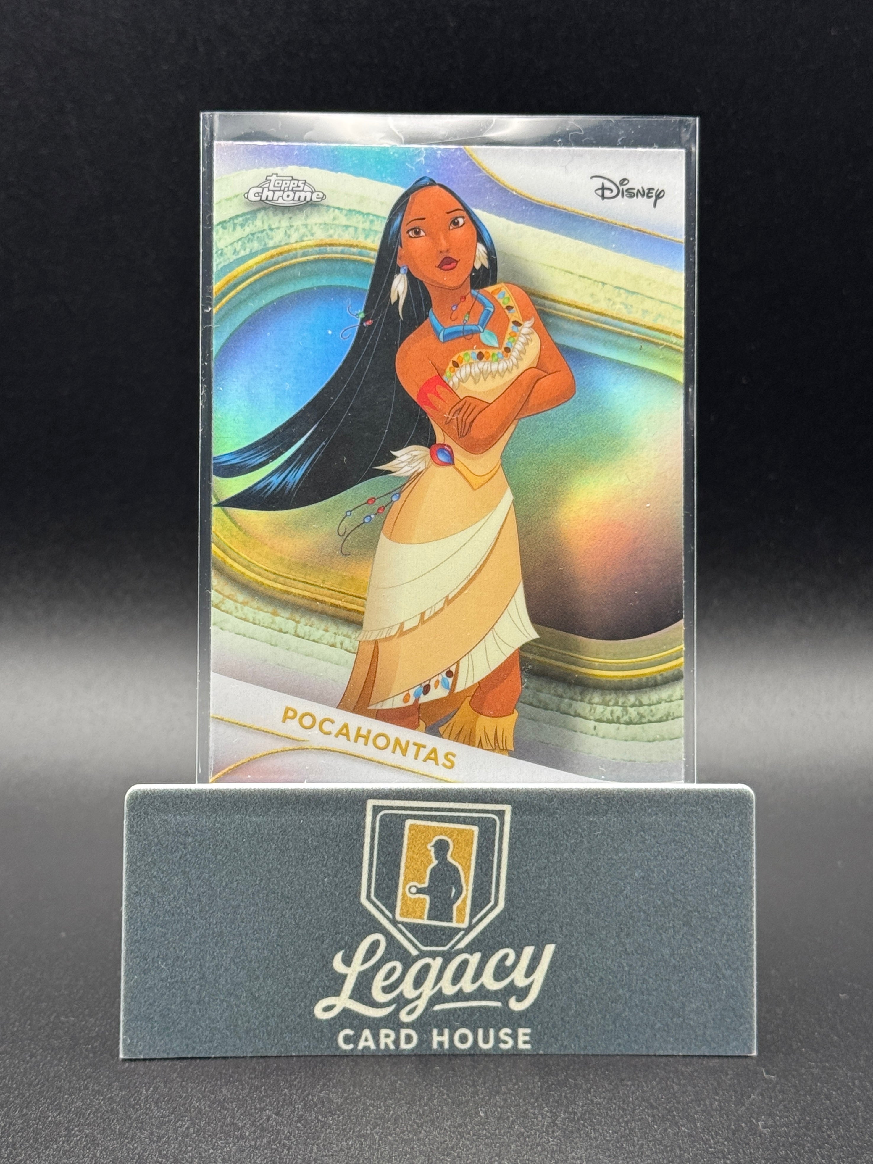 2025 Topps Chrome Disney #30 Pocahontas Refractor