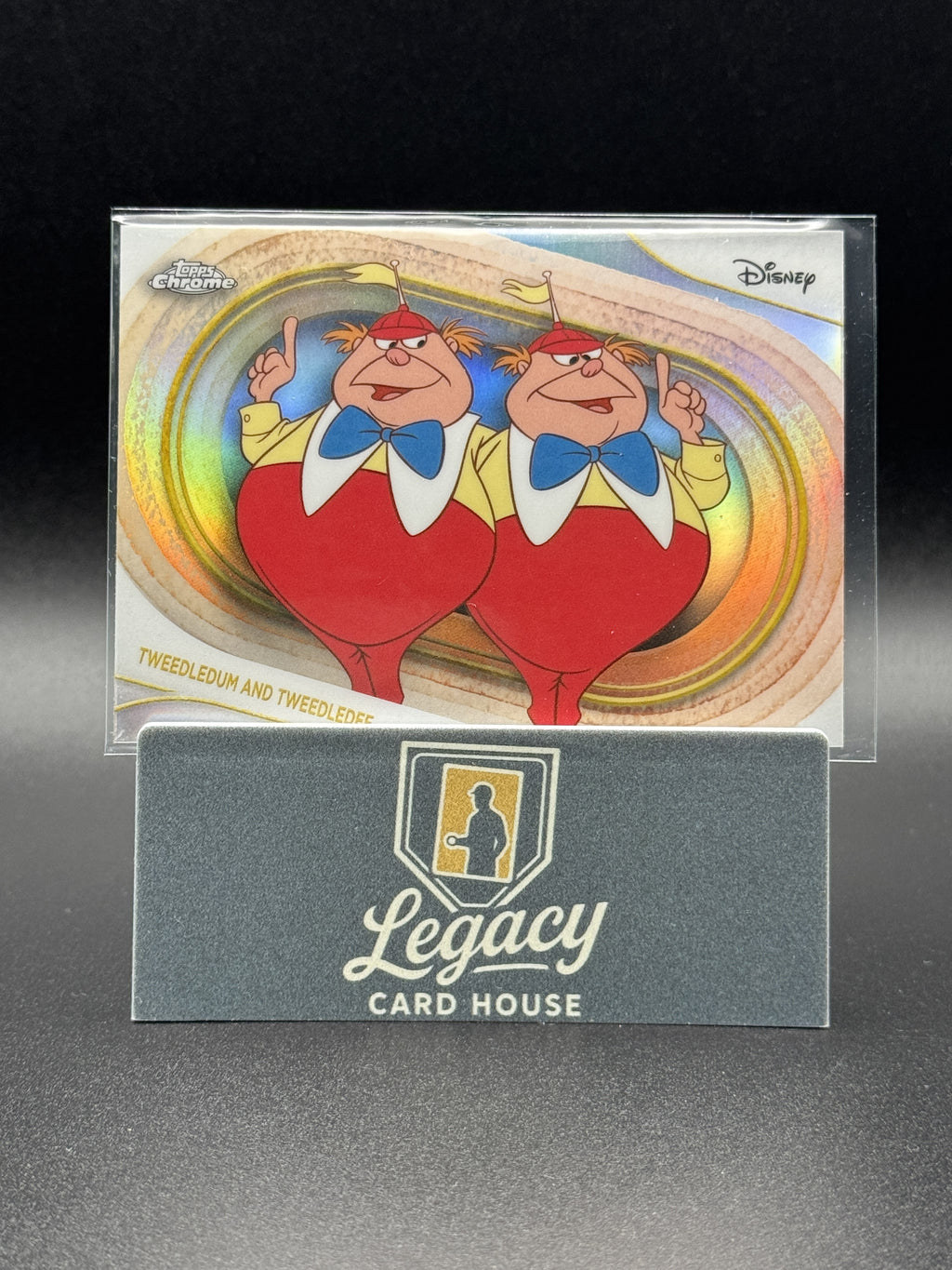 2025 Topps Chrome Disney #179 Tweedledum and Tweedledee Refractor