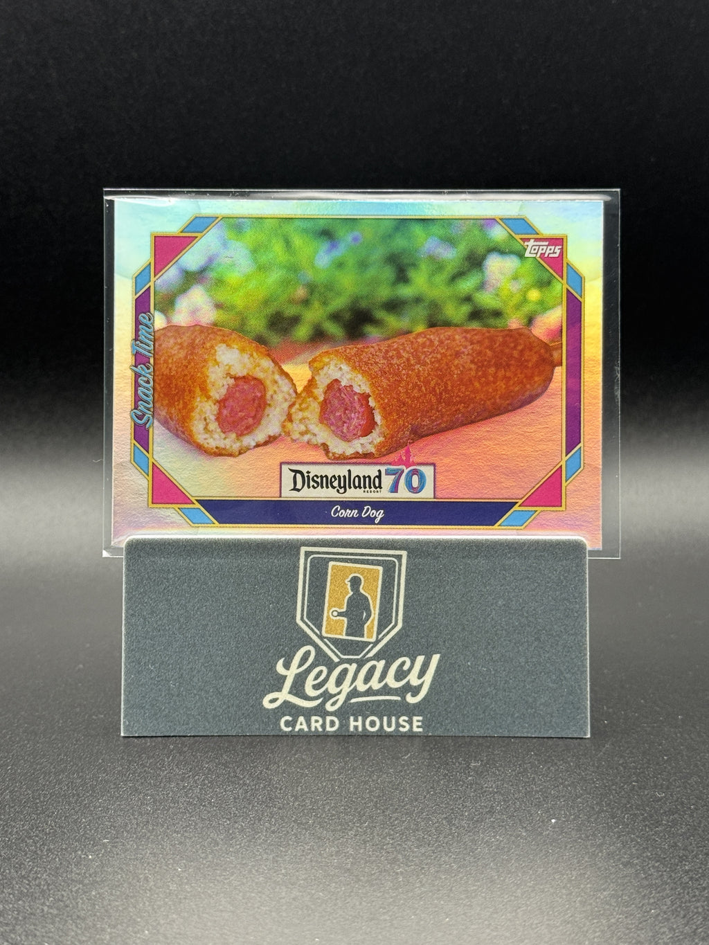 2025 Topps Disneyland 70th Anniversary #114 Corn Dog Rainbow Foil