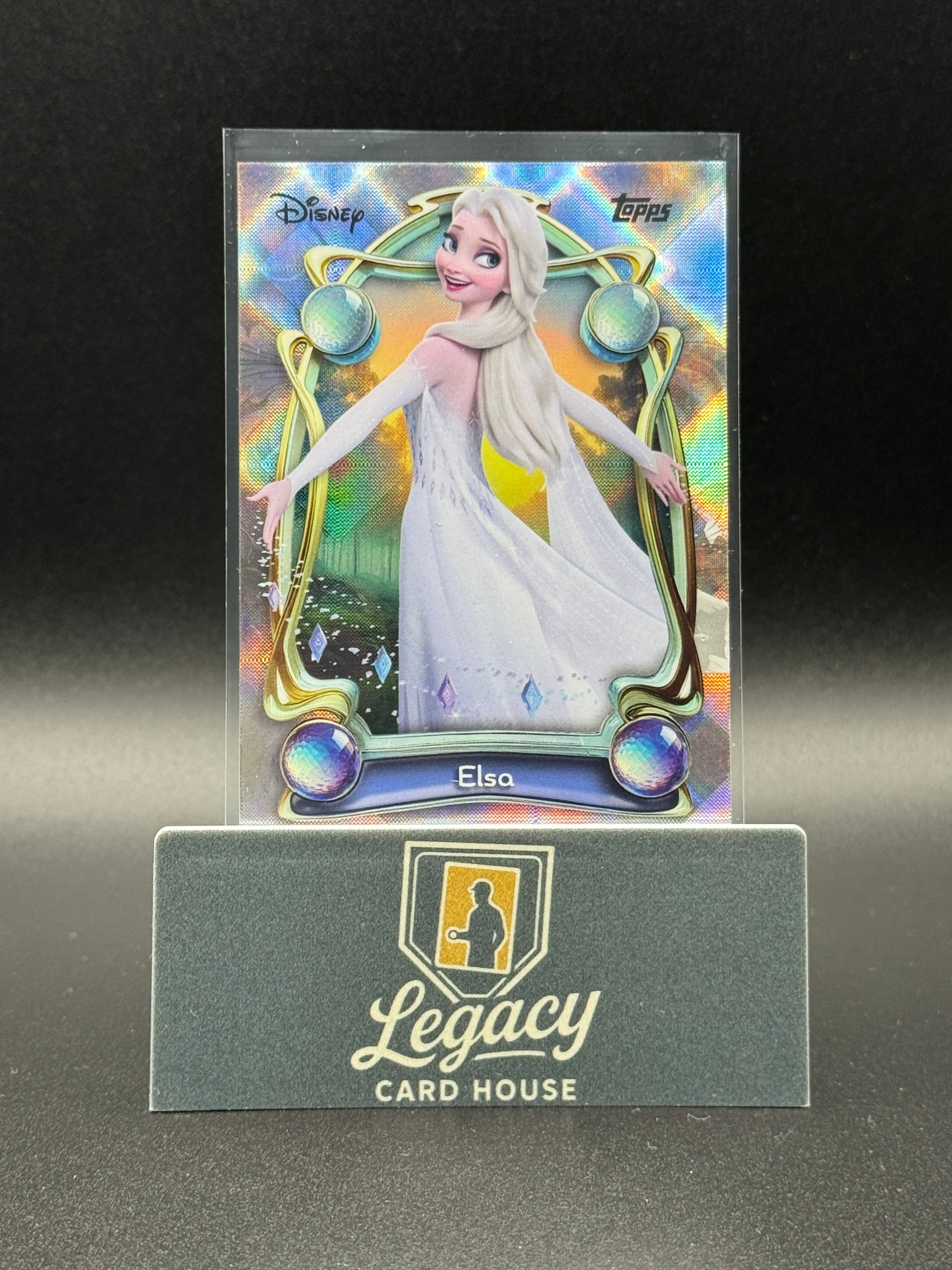 2025 Topps Disney Wonder #82 Elsa Diamante Foil