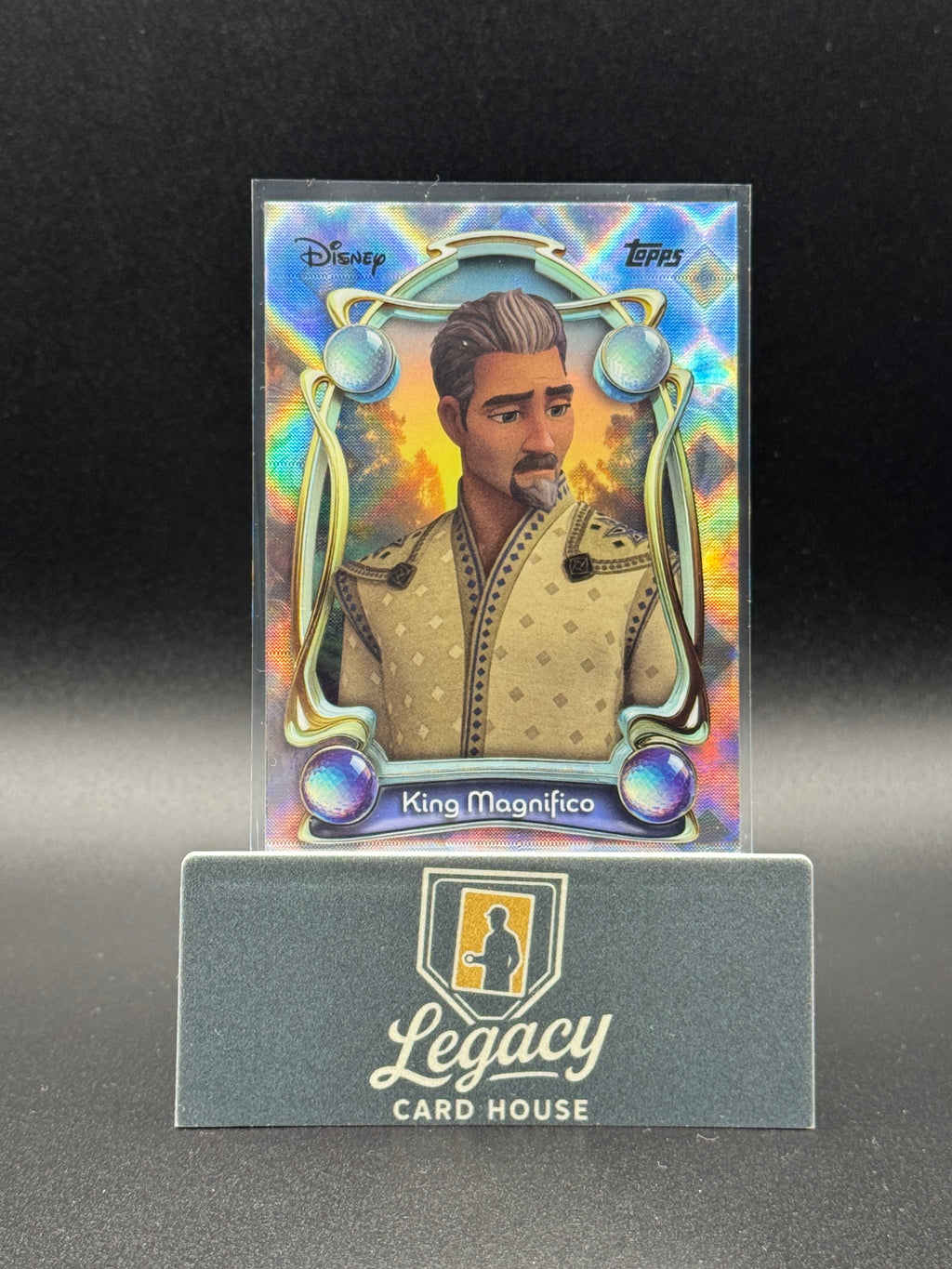 2025 Topps Disney Wonder #100 King Magnifico Diamante Foil