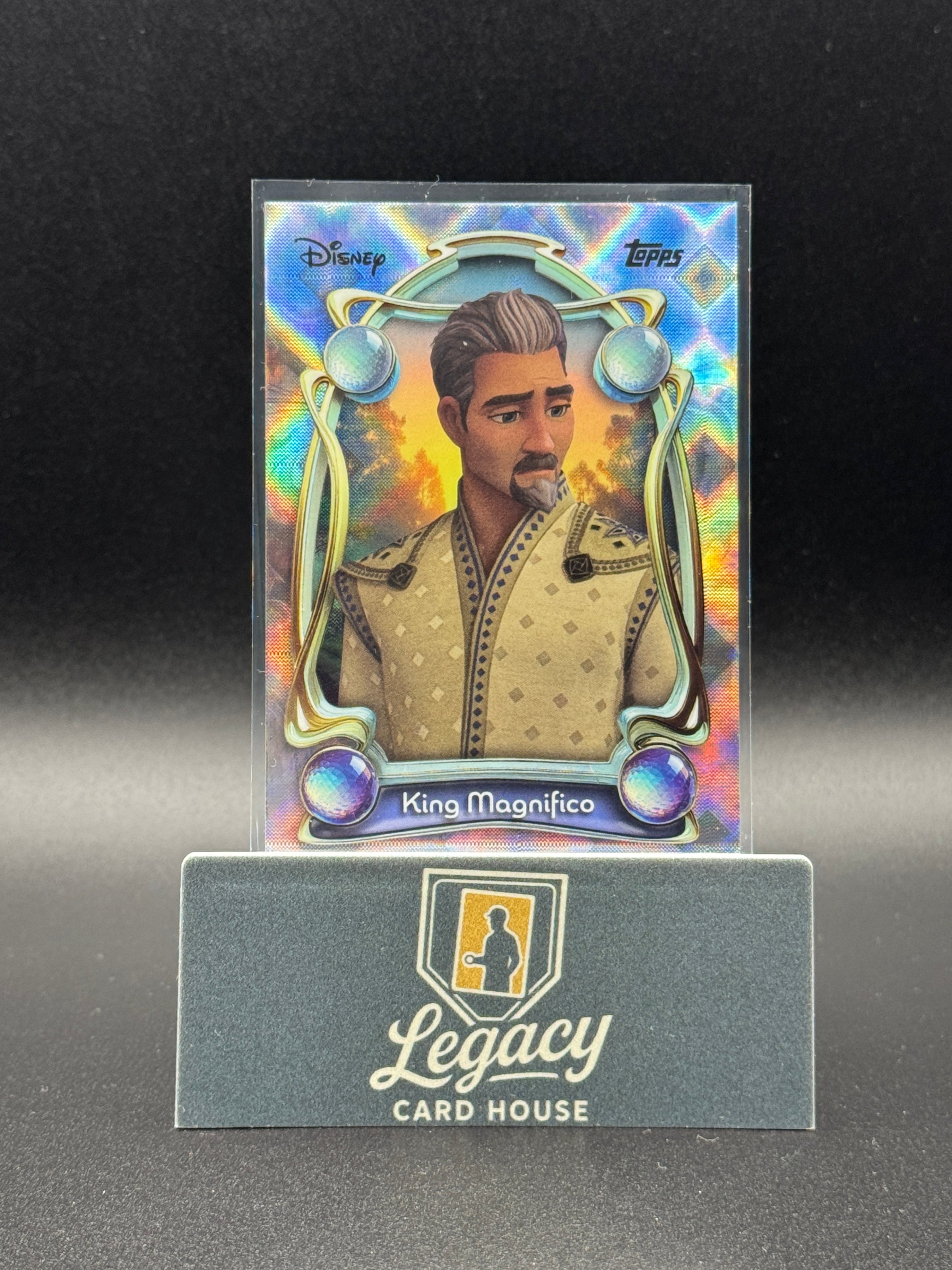 2025 Topps Disney Wonder #100 King Magnifico Diamante Foil