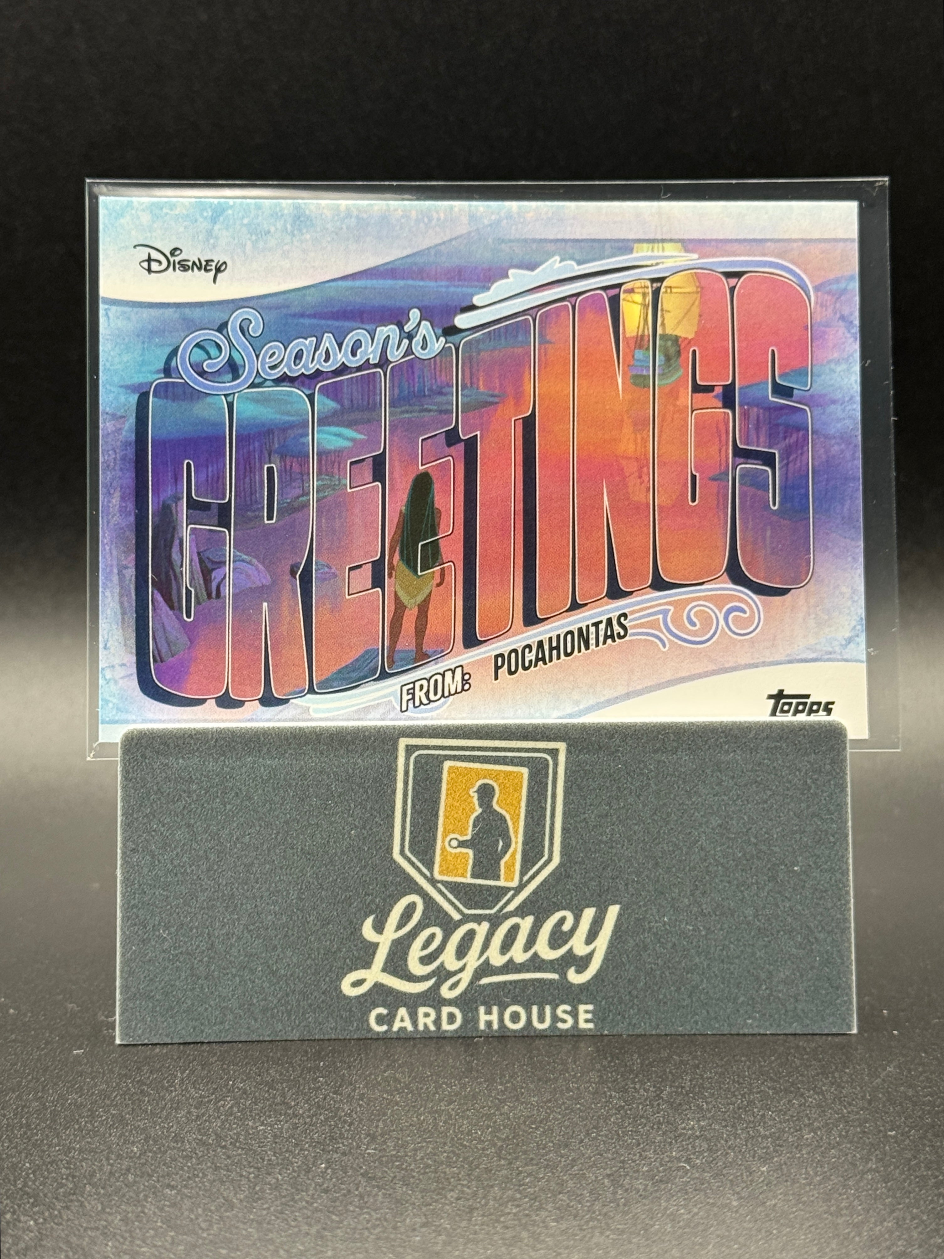 2025 Topps Disney Wonder #SG-17 Pocahontas Season's Greetings