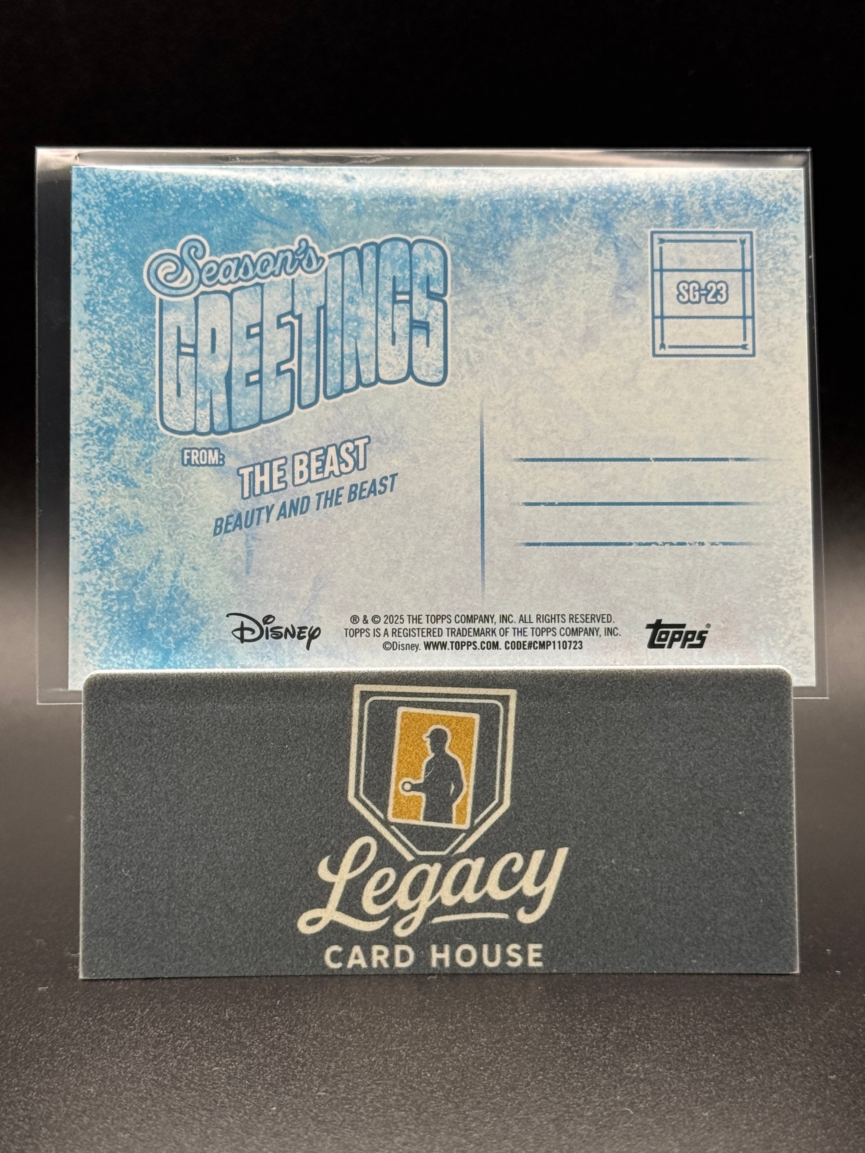 2025 Topps Disney Wonder #SG-16 Peter Pan and the Darlings Season's Greetings