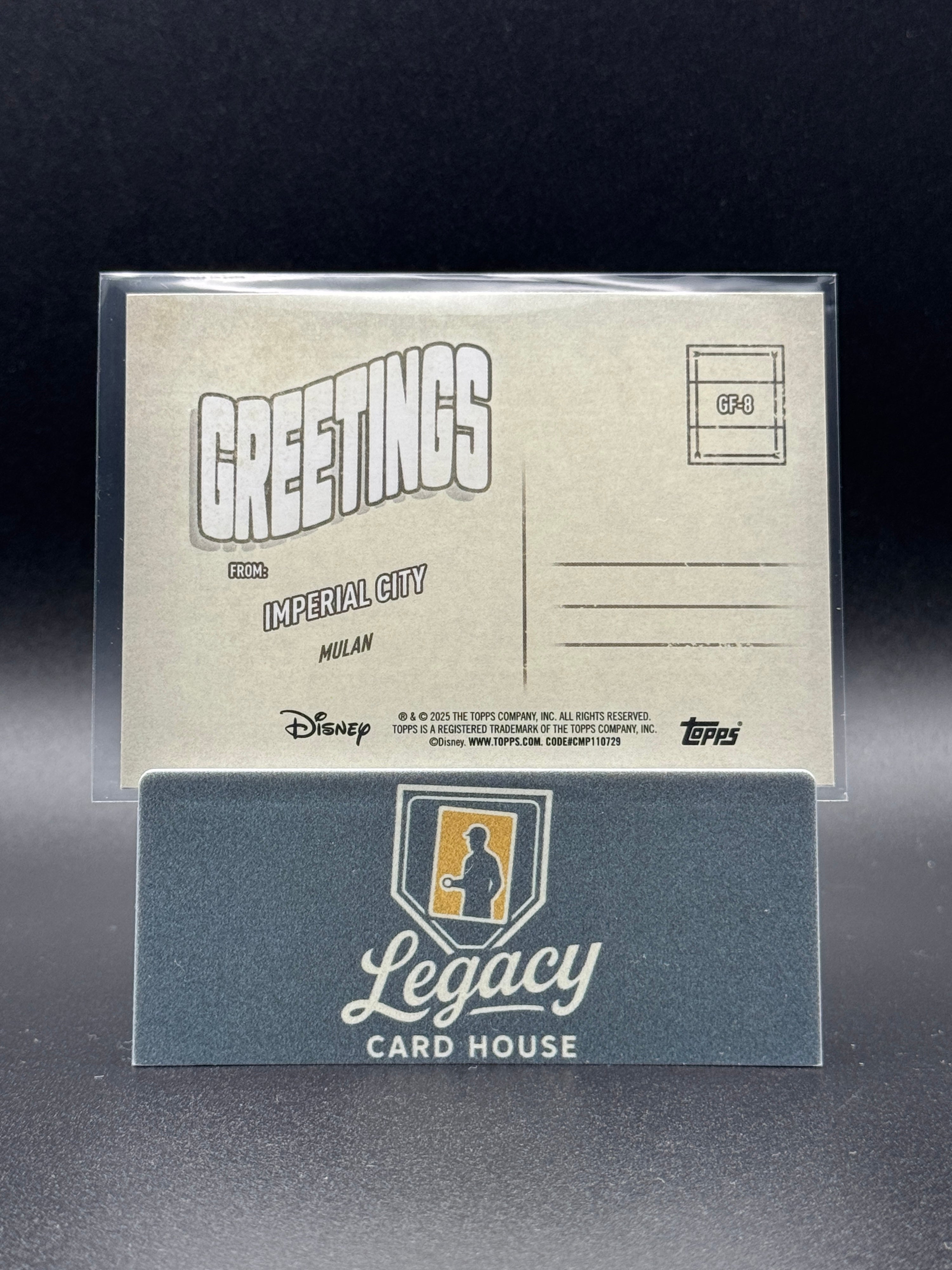 2025 Topps Disney Wonder #GF-8 Imperial City Greetings From