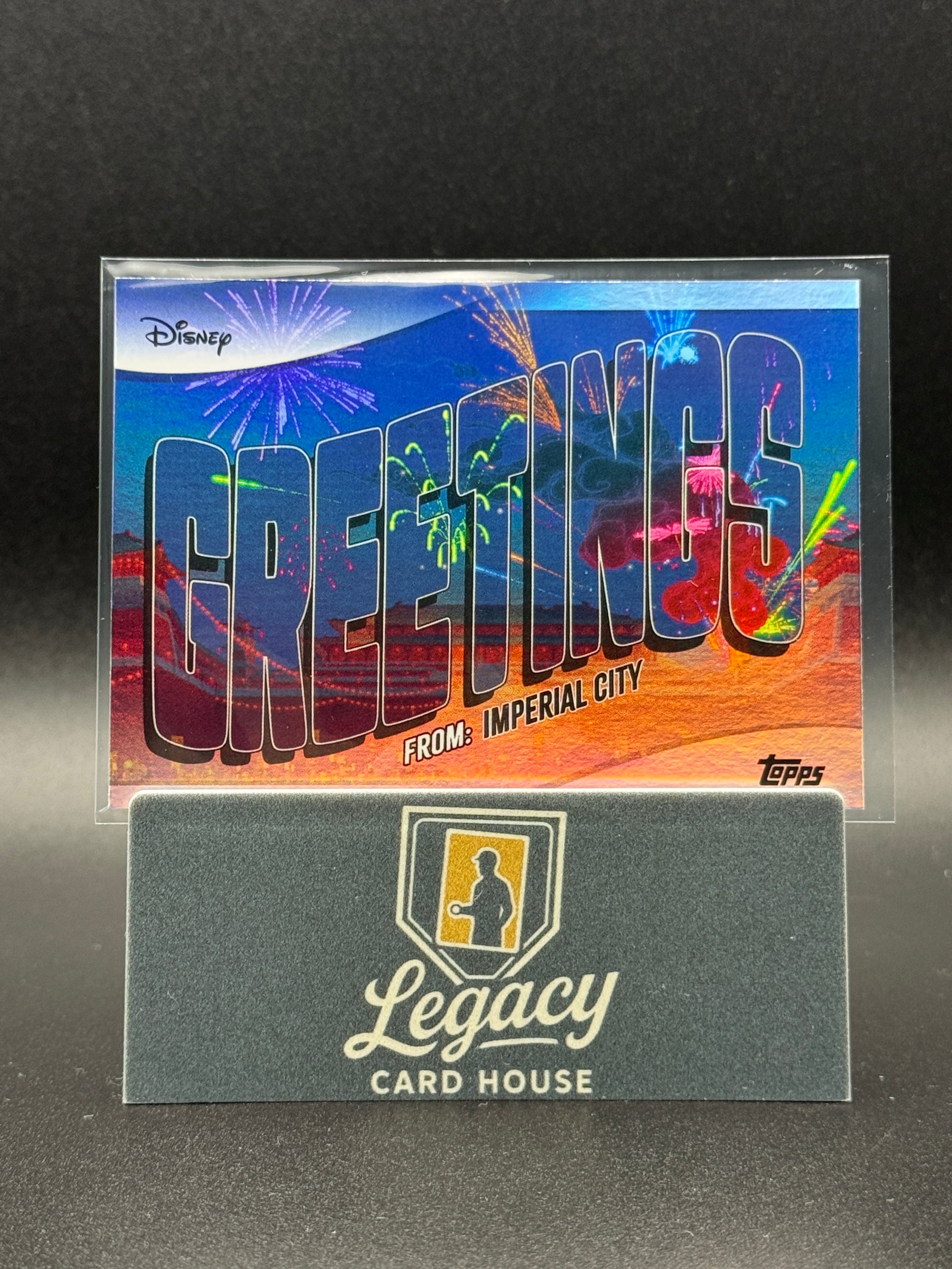2025 Topps Disney Wonder #GF-8 Imperial City Greetings From
