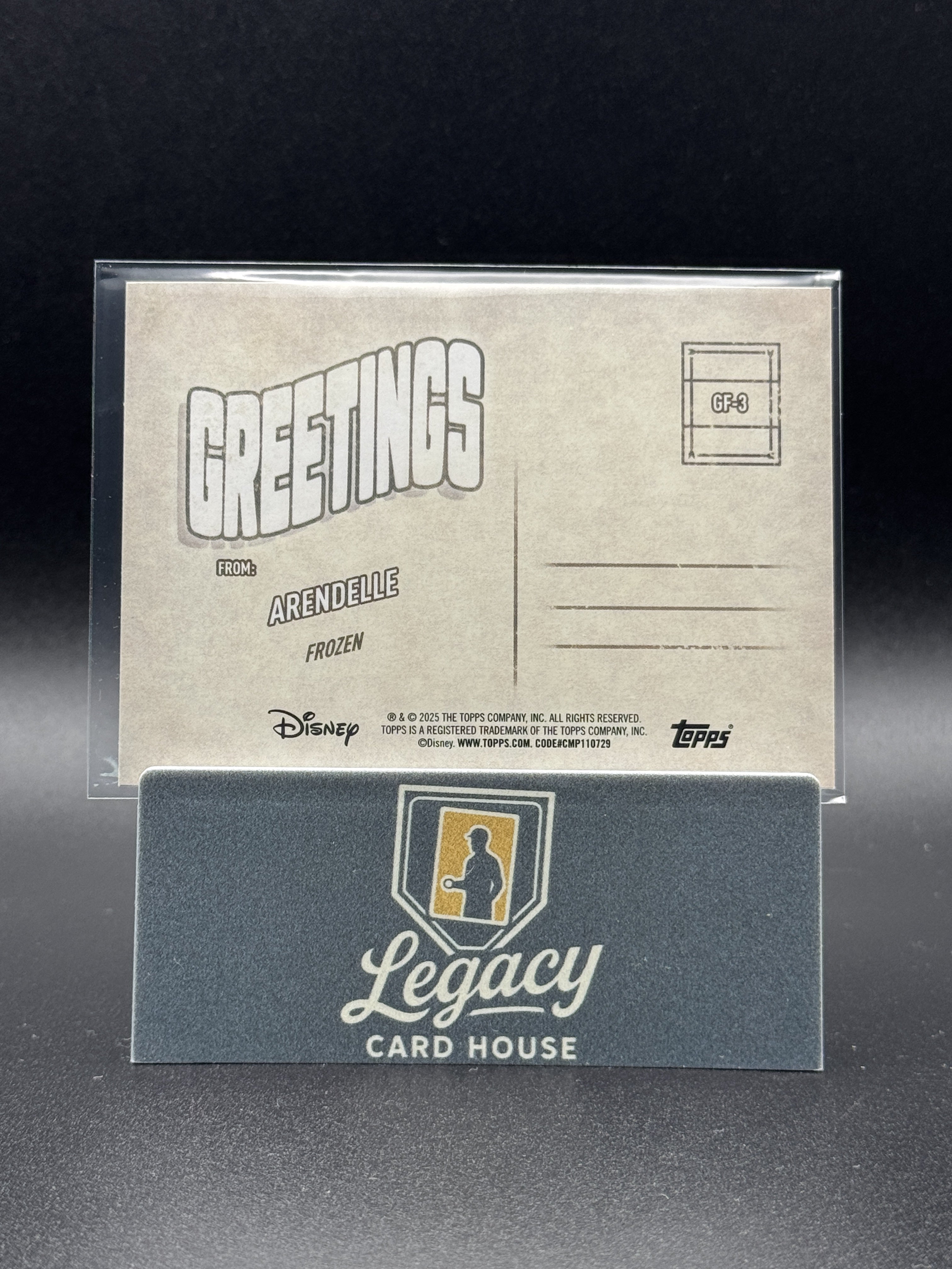2025 Topps Disney Wonder #GF-3 Arendelle Greetings From