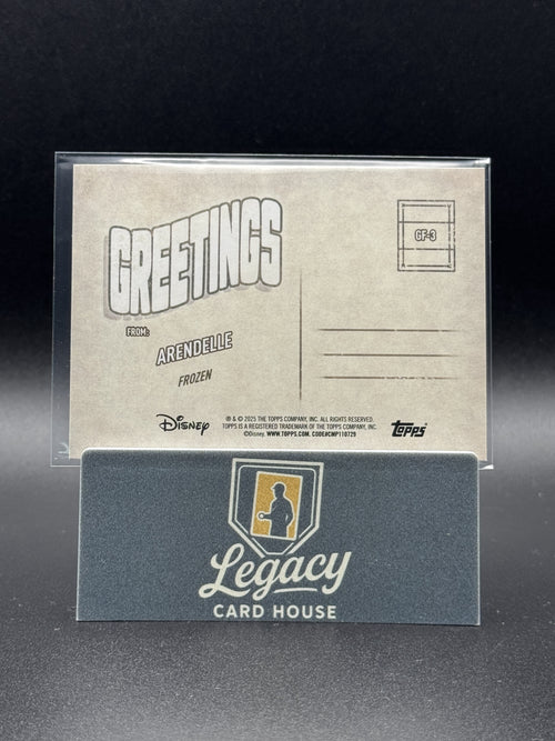 2025 Topps Disney Wonder #GF-3 Arendelle Greetings From