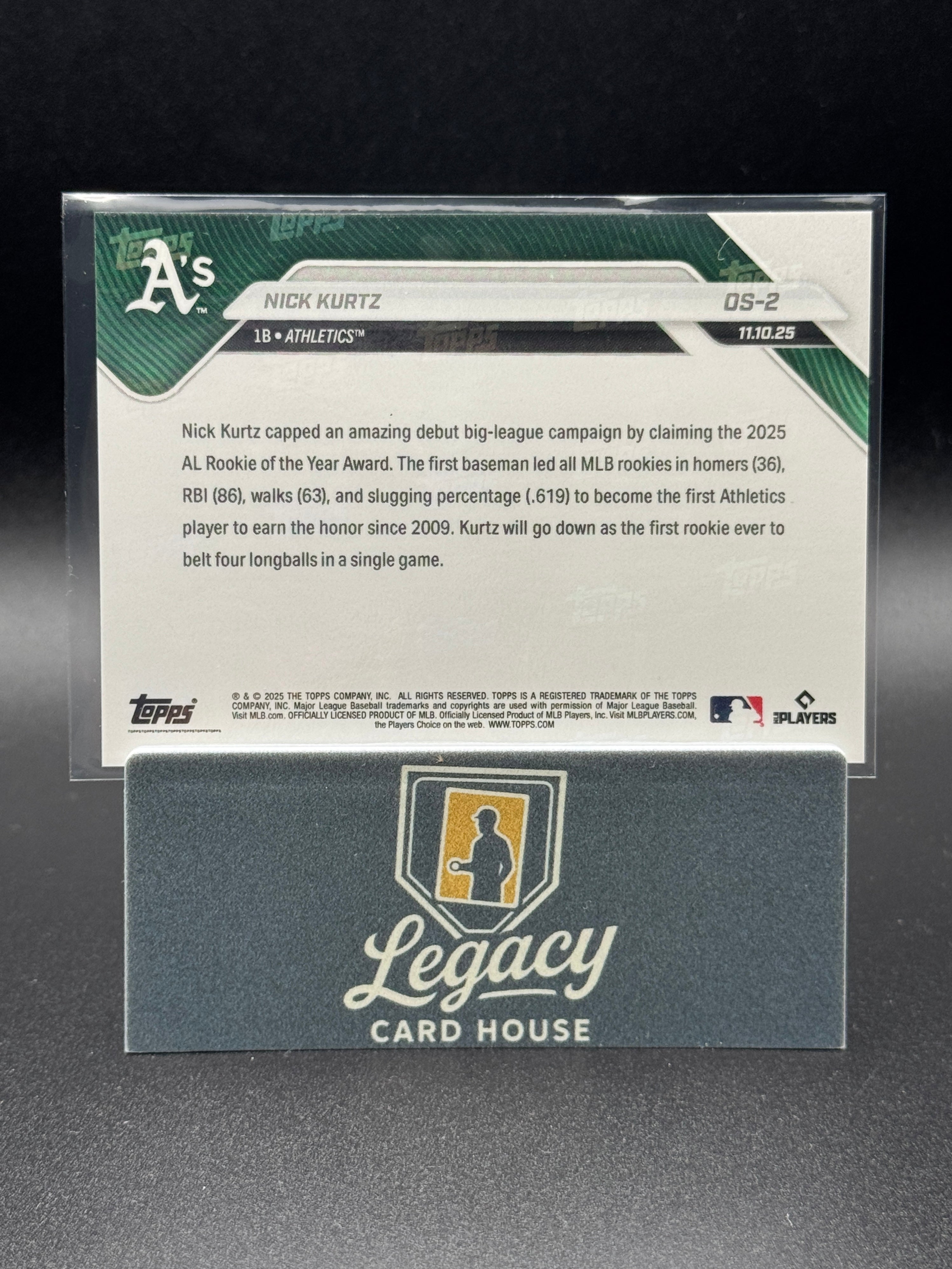 2025-26 Topps Now Off-Season #OS-2 Nick Kurtz