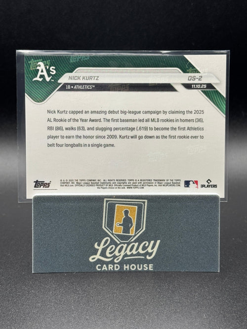2025-26 Topps Now Off-Season #OS-2 Nick Kurtz