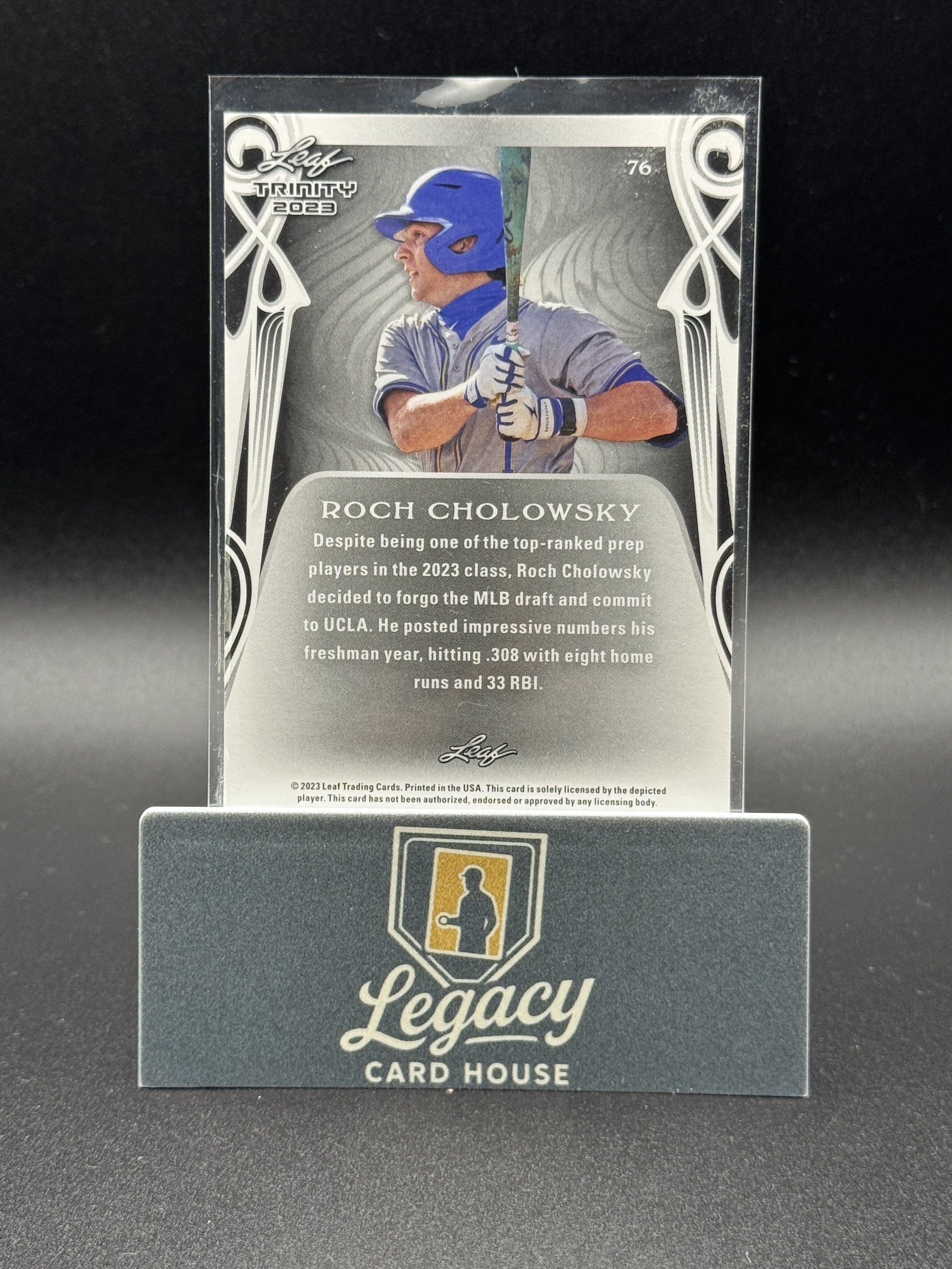 2023 Leaf Trinity #76 Roch Cholowsky