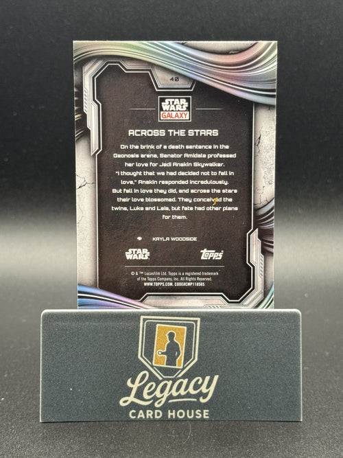 2025 Topps Chrome Star Wars Galaxy #40 Across the Stars