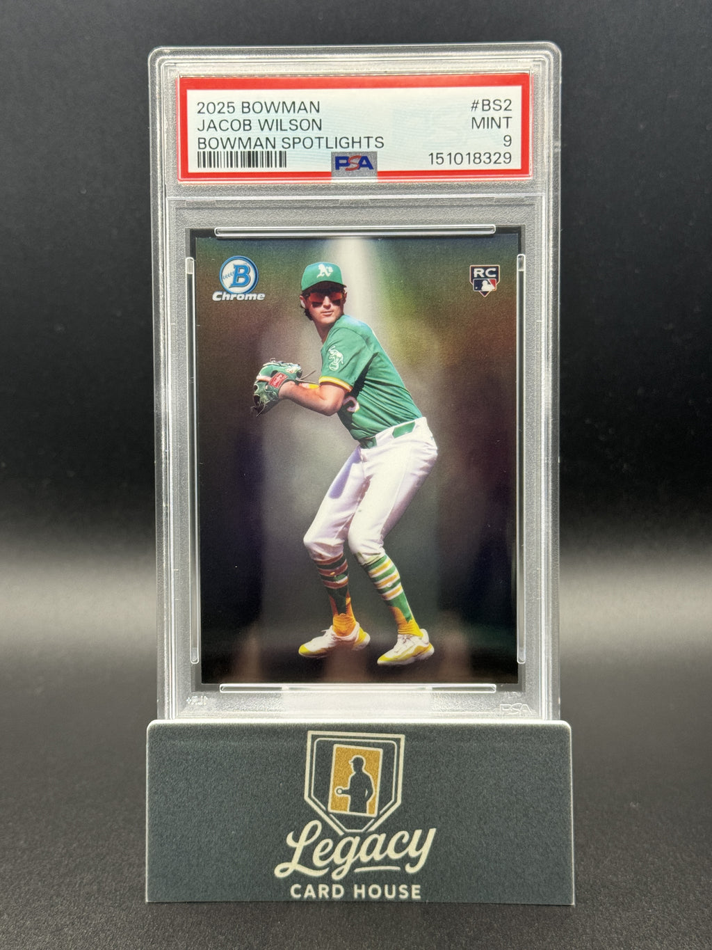 2025 Bowman #BS-2 Jacob Wilson Bowman Spotlights PSA 9