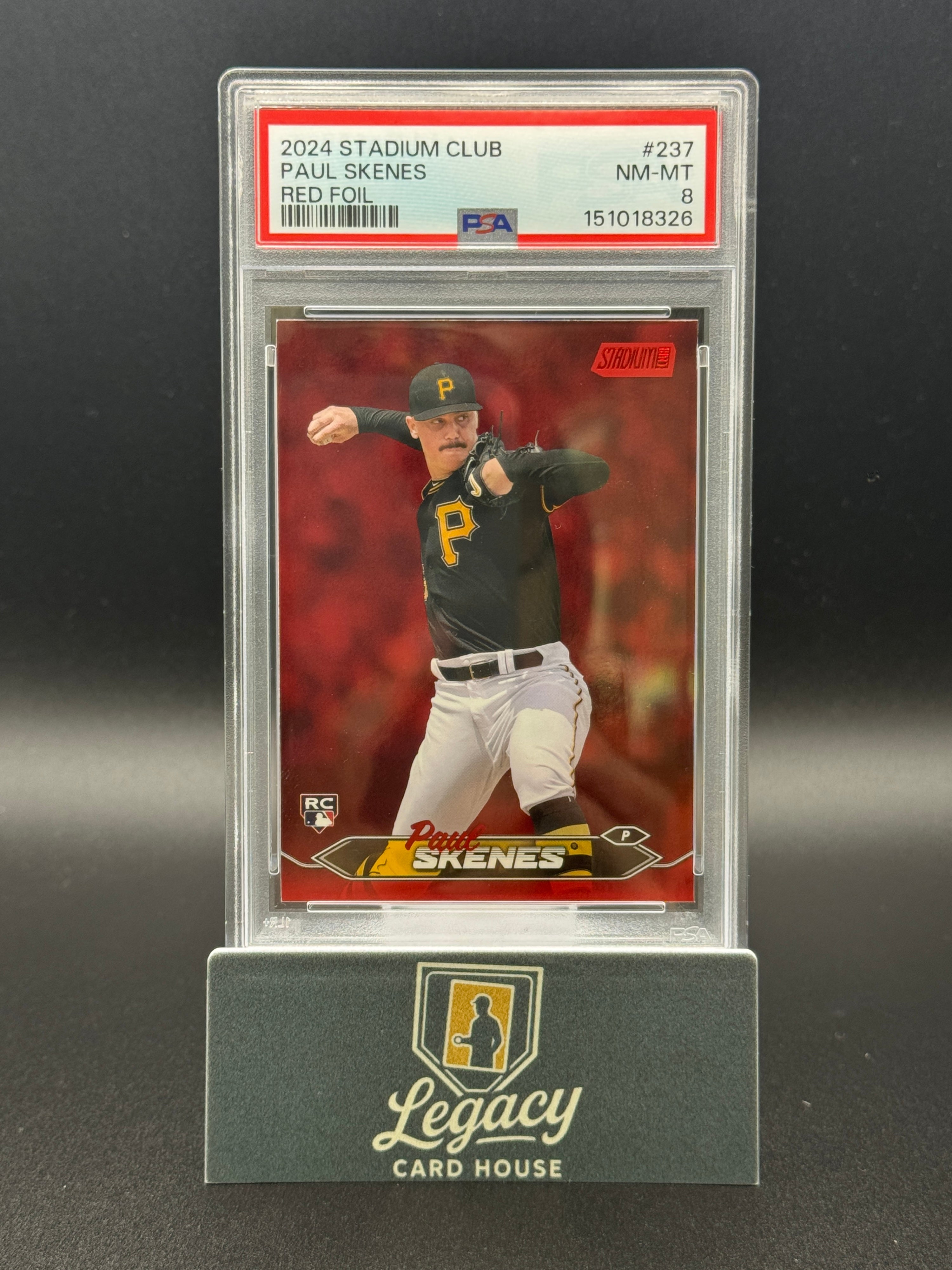 2024 Stadium Club #237 Paul Skenes Red Foil