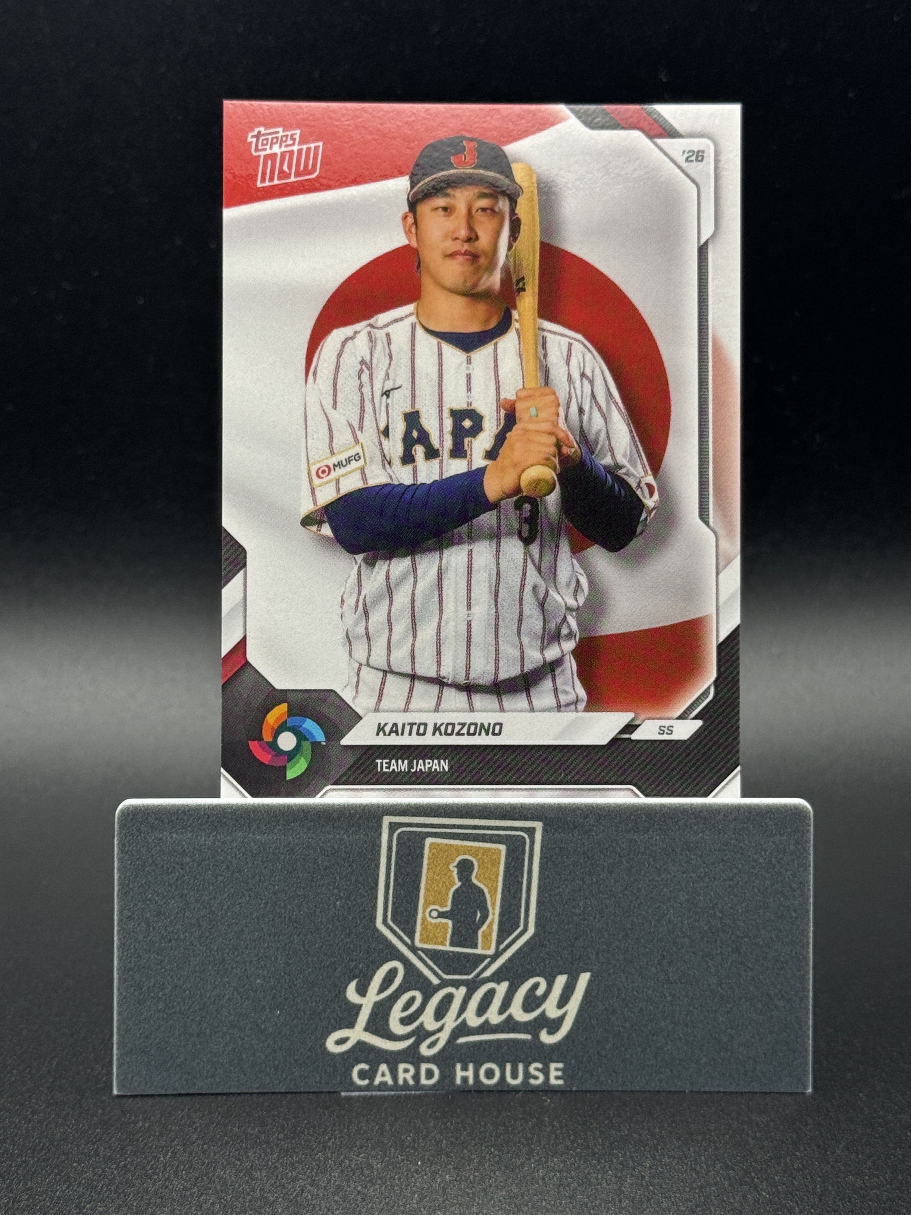 2026 Topps Now World Baseball Classic Team Japan #JP12 Kaito Kozono