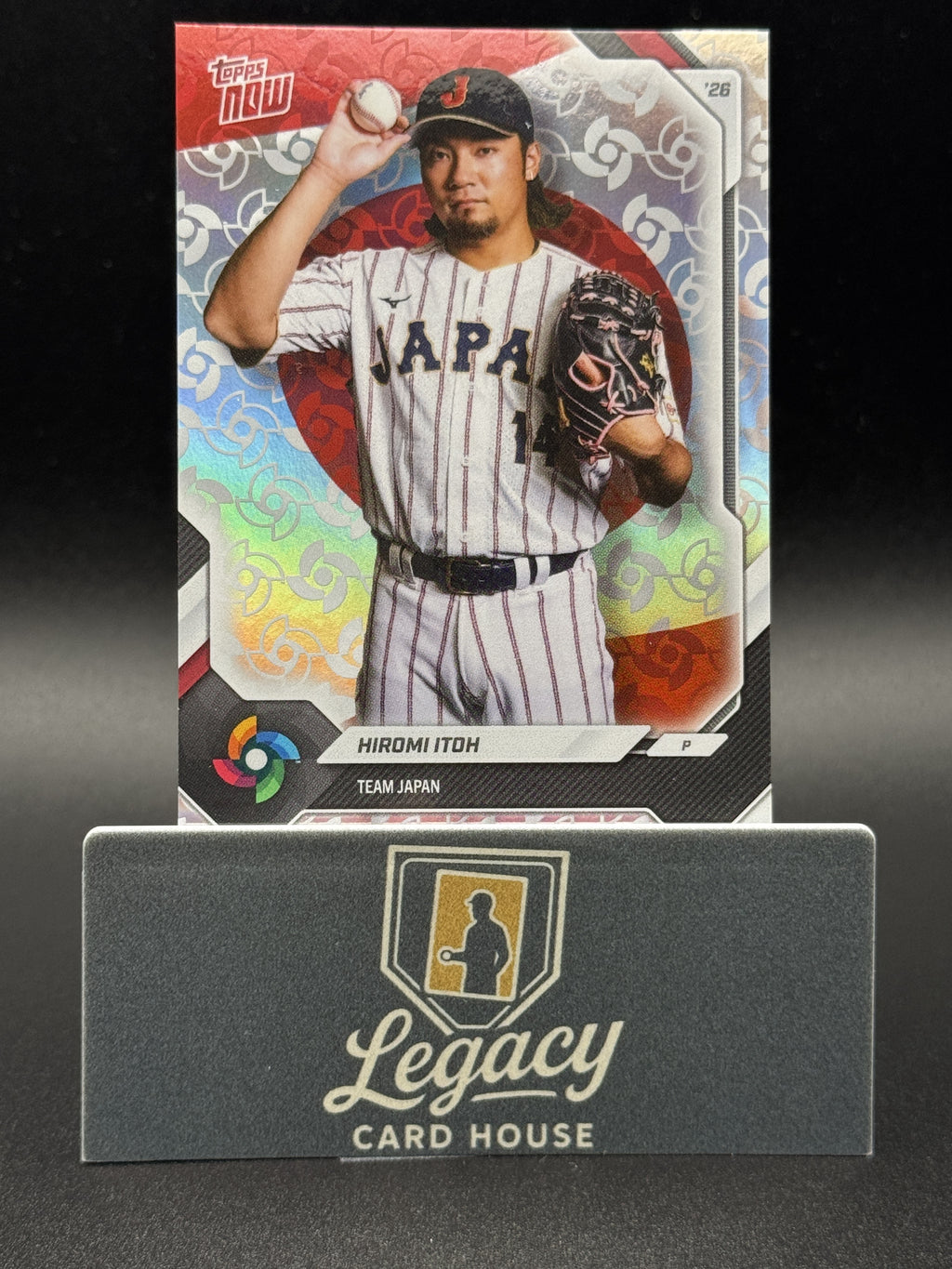 2026 Topps Now World Baseball Classic Team Japan #JP09 Hiromi Itoh WBC Logo