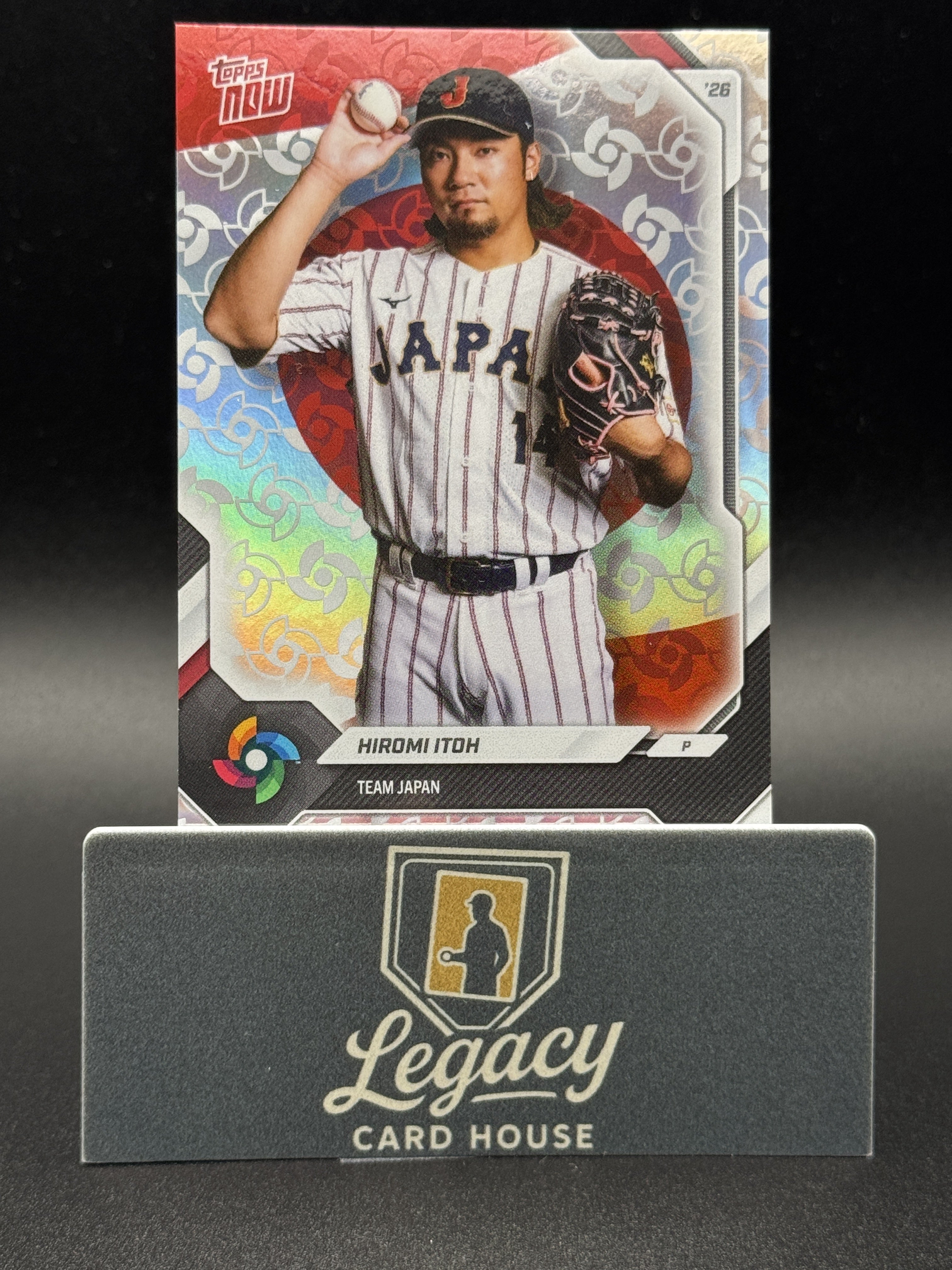 2026 Topps Now World Baseball Classic Team Japan #JP09 Hiromi Itoh WBC Logo