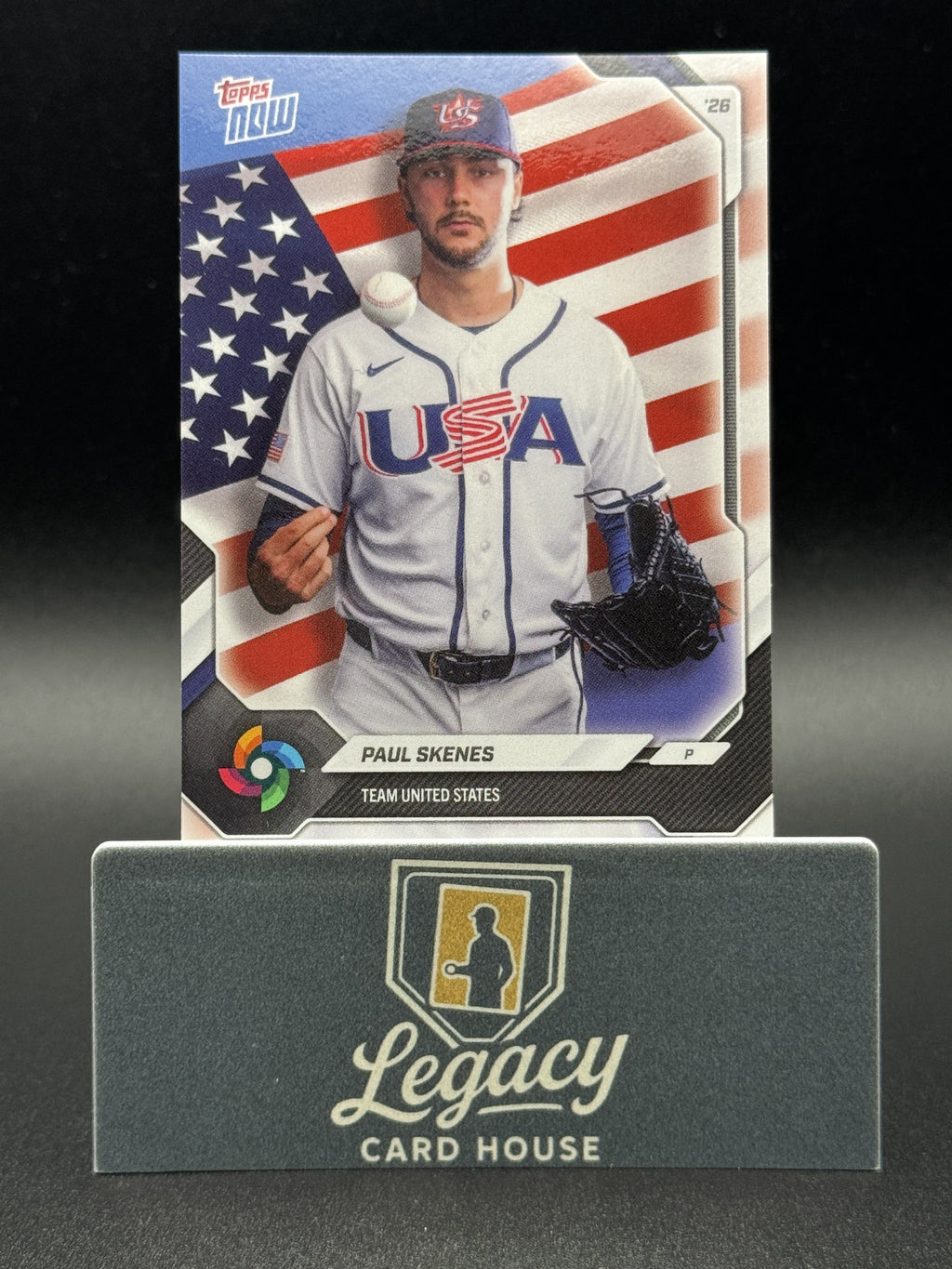 2026 Topps Now World Baseball Classic Team USA #USA07 Paul Skenes