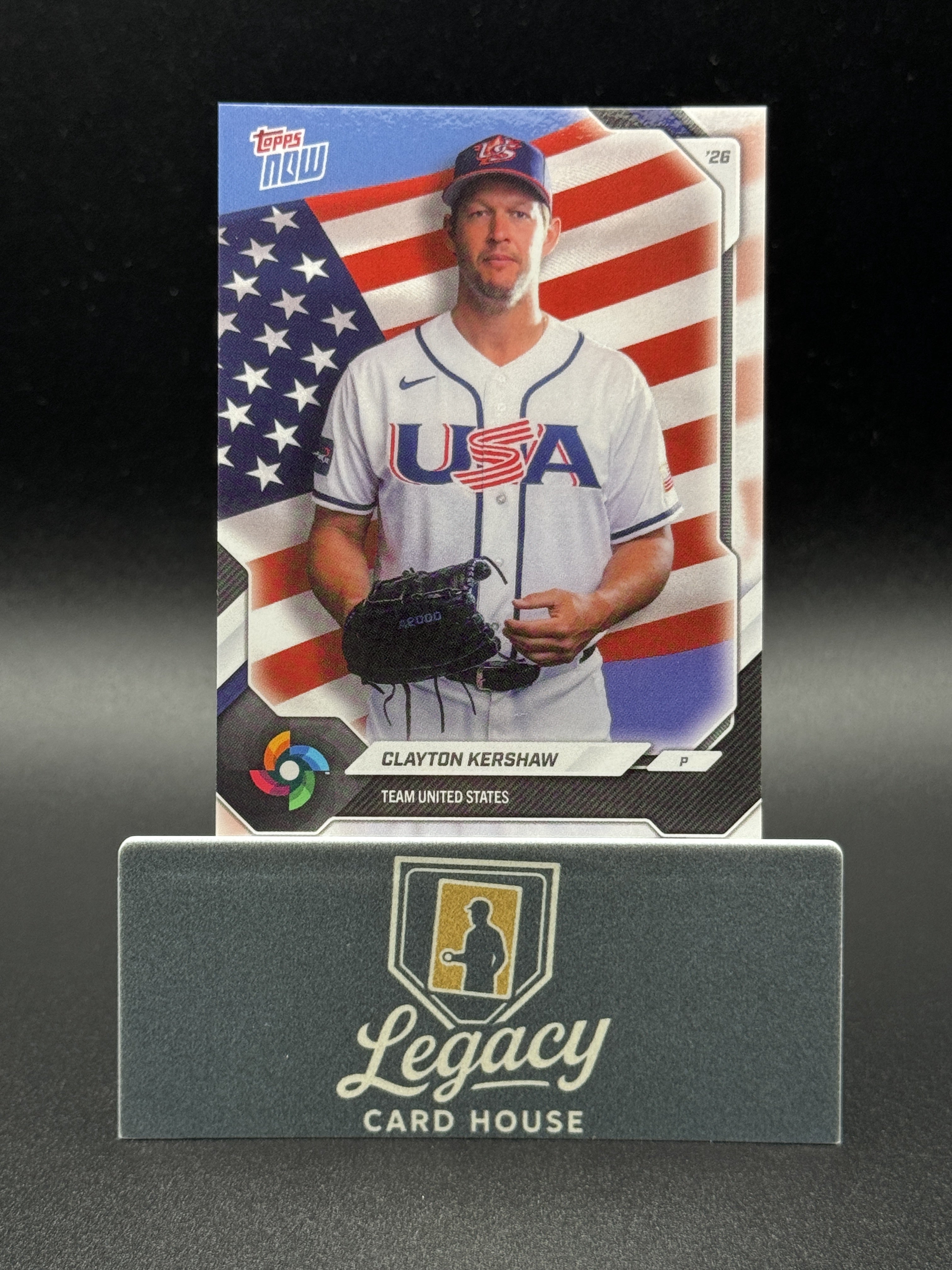 2026 Topps Now World Baseball Classic Team USA #USA06 Clayton Kershaw
