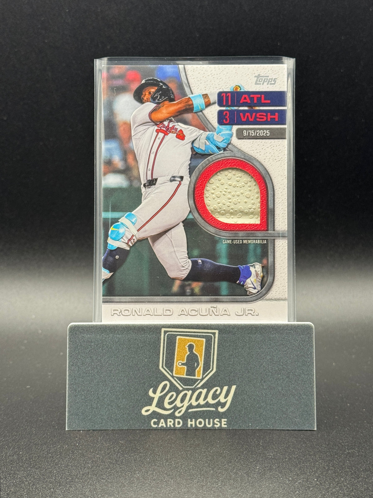 2026 Topps #RTB-RA Ronald Acuna Jr. Rounding the Bases Relic