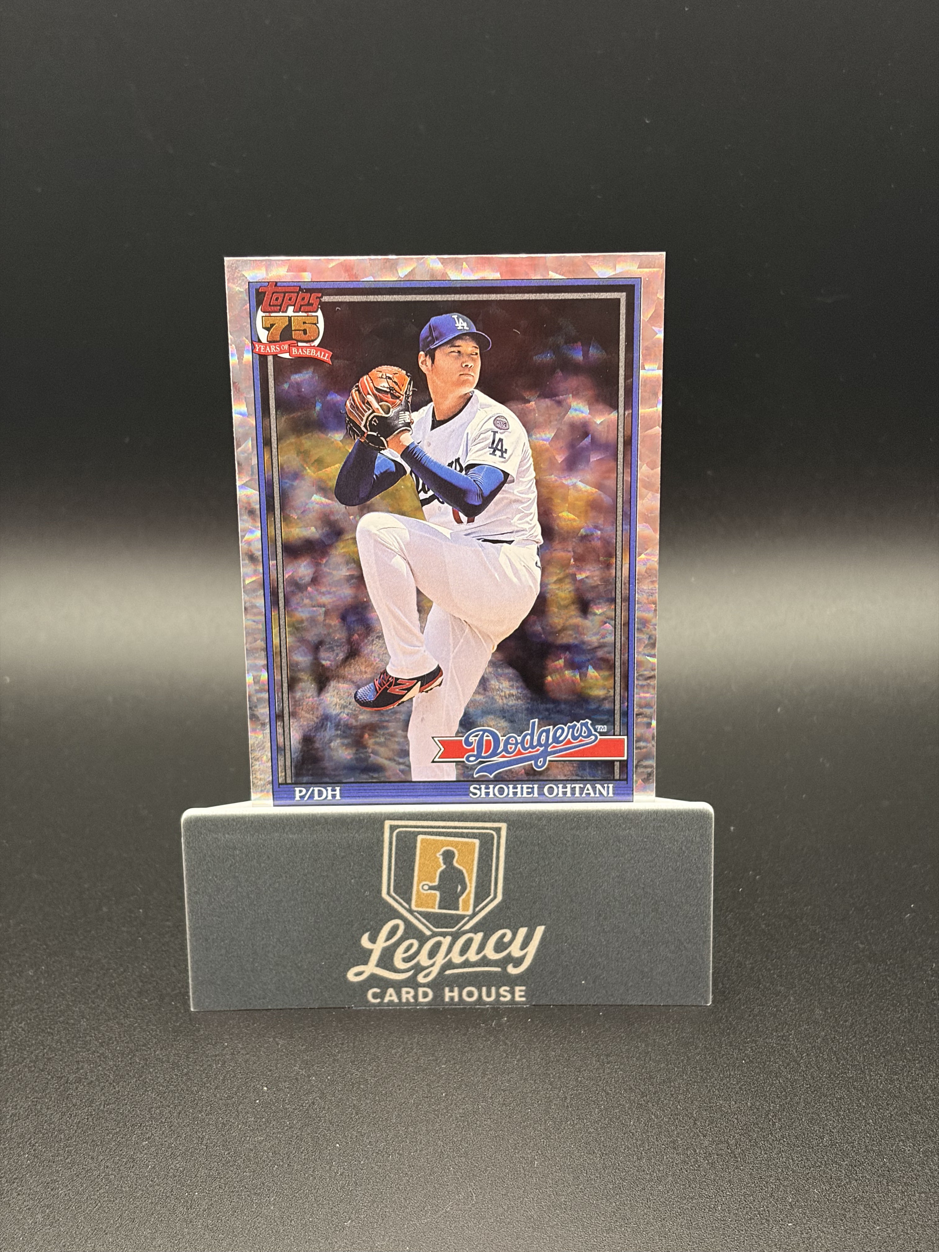 2026 Topps #T91-100 Shohei Ohtani 1991 Topps Baseball 35th Anniv. Crackle Foil