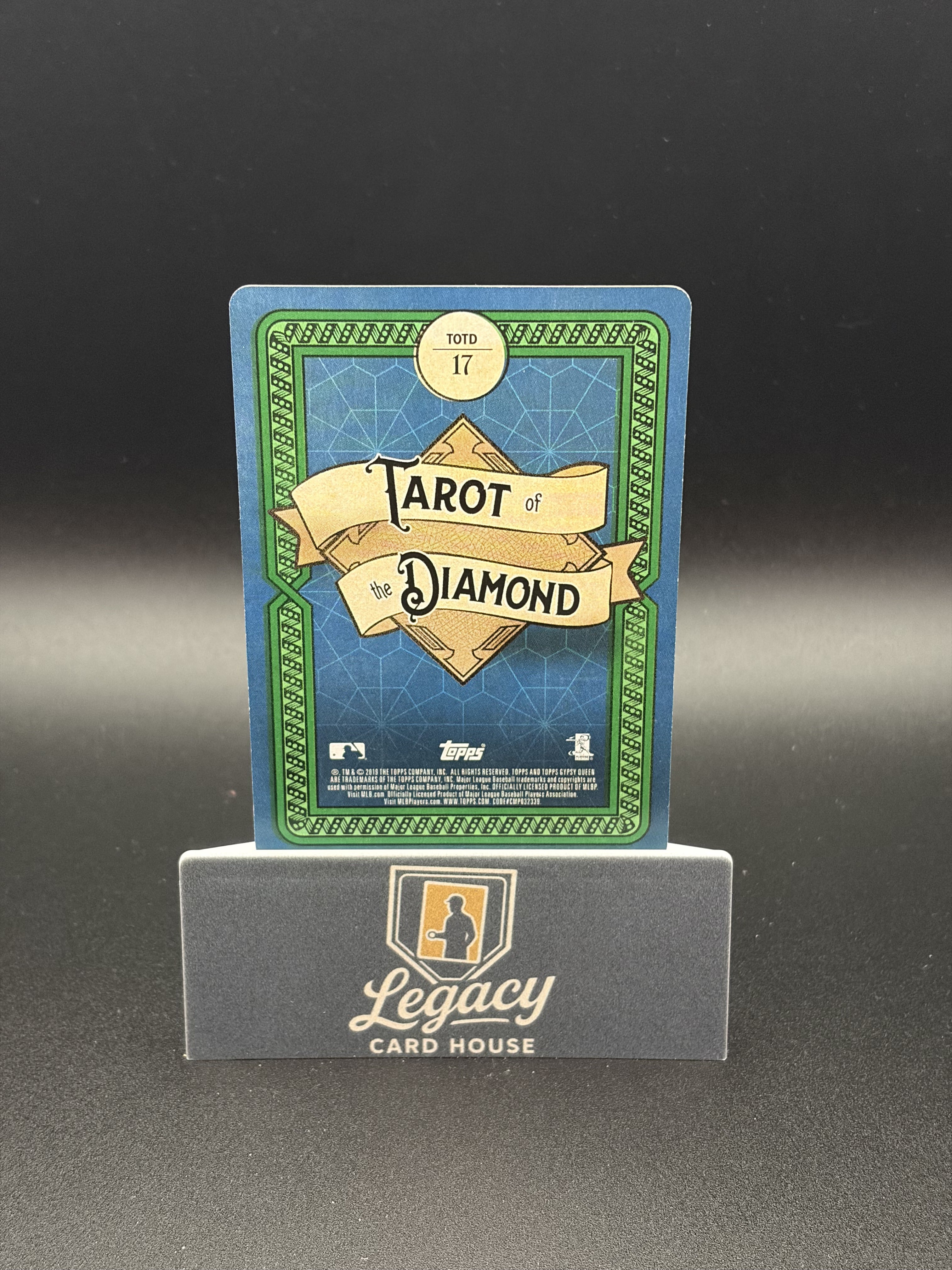 2019 Topps Gypsy Queen #TOTD17 Shohei Ohtani Tarot of the Diamond Indigo #/250