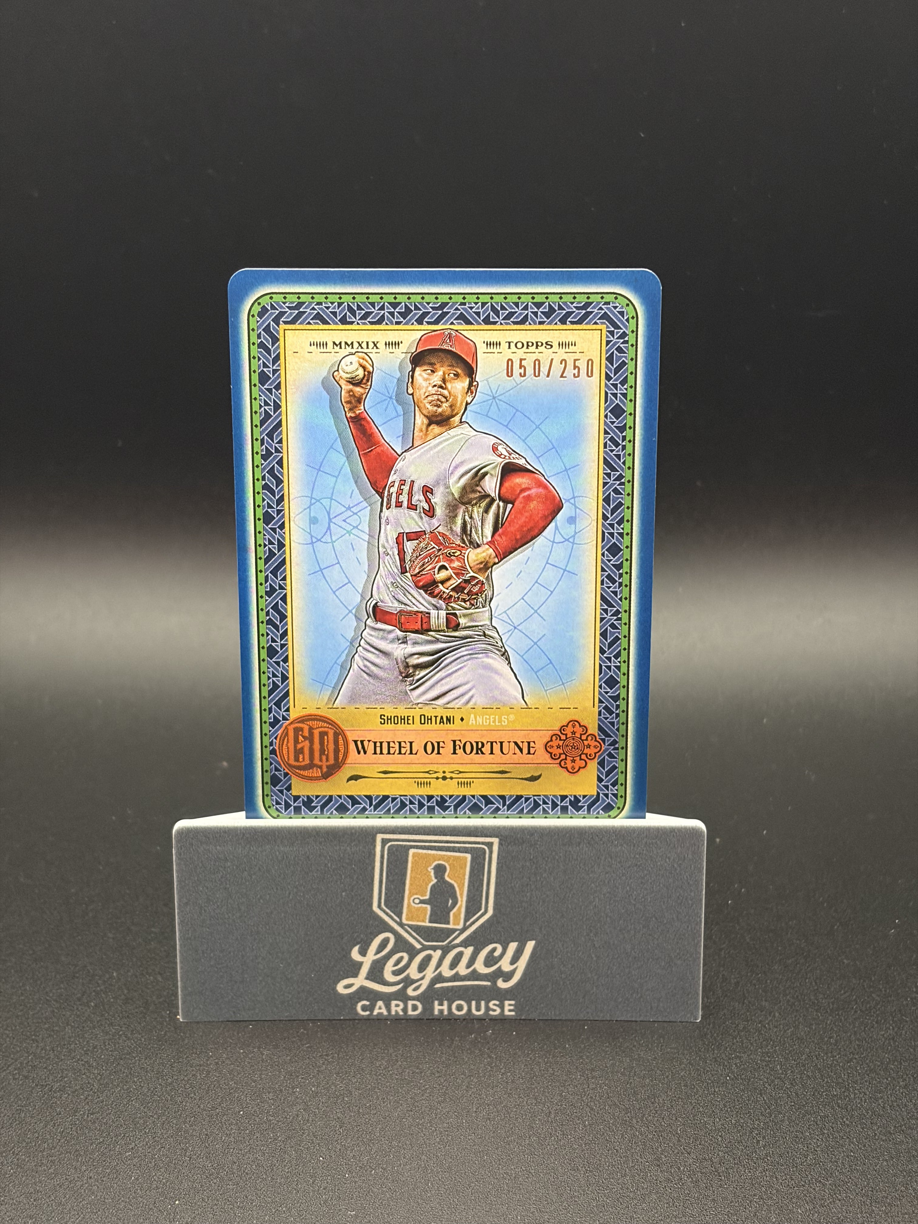 2019 Topps Gypsy Queen #TOTD17 Shohei Ohtani Tarot of the Diamond Indigo #/250