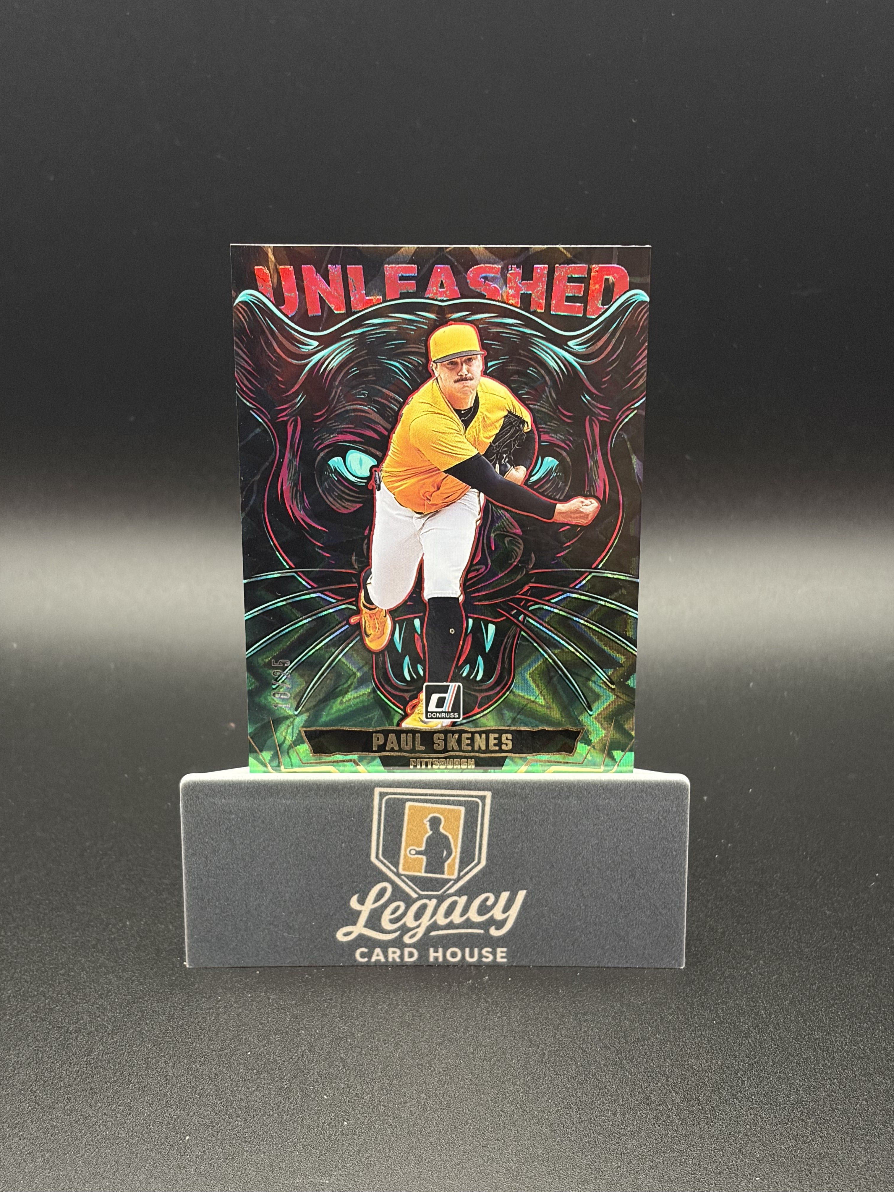 2025 Donruss #20 Paul Skenes Unleashed Green Xplosion #/25
