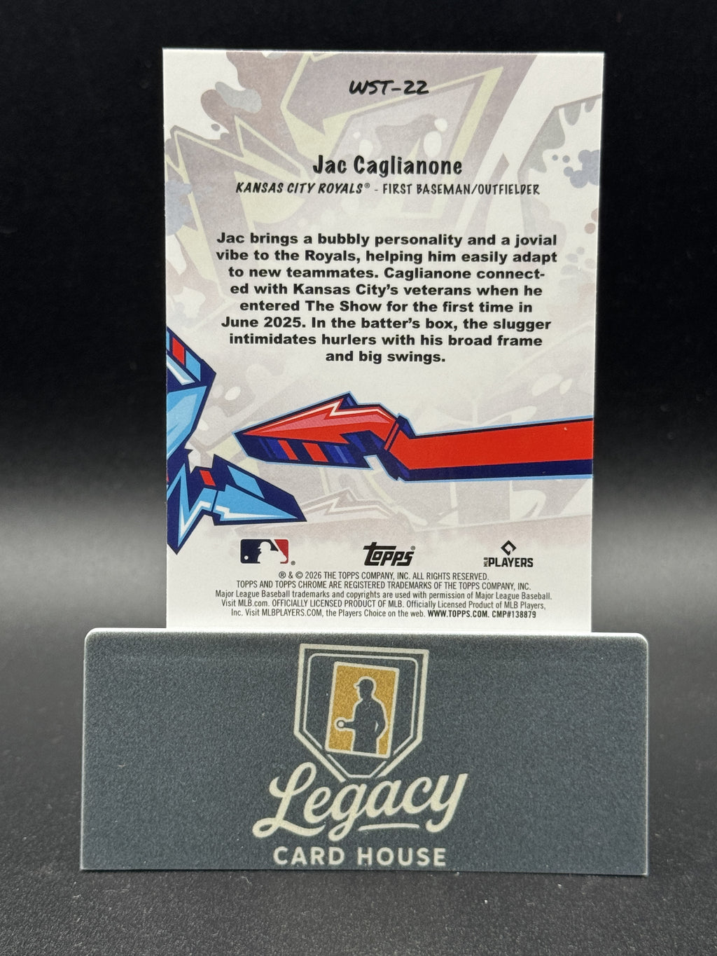 2026 Topps Chrome #WST-22 Jac Caglianone Wild Style