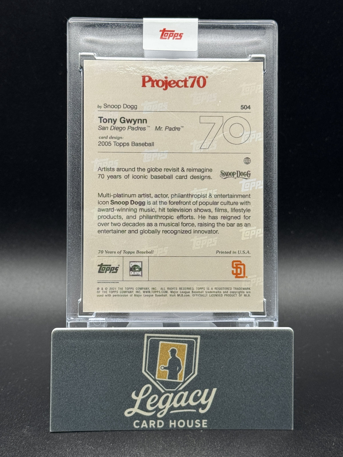 2021-22 Topps Project70 #504 Tony Gwynn