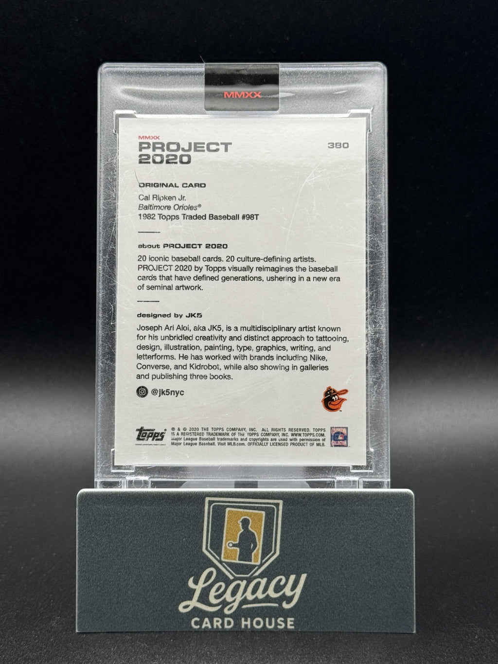 2020 Topps Project 2020 #380 Cal Ripken