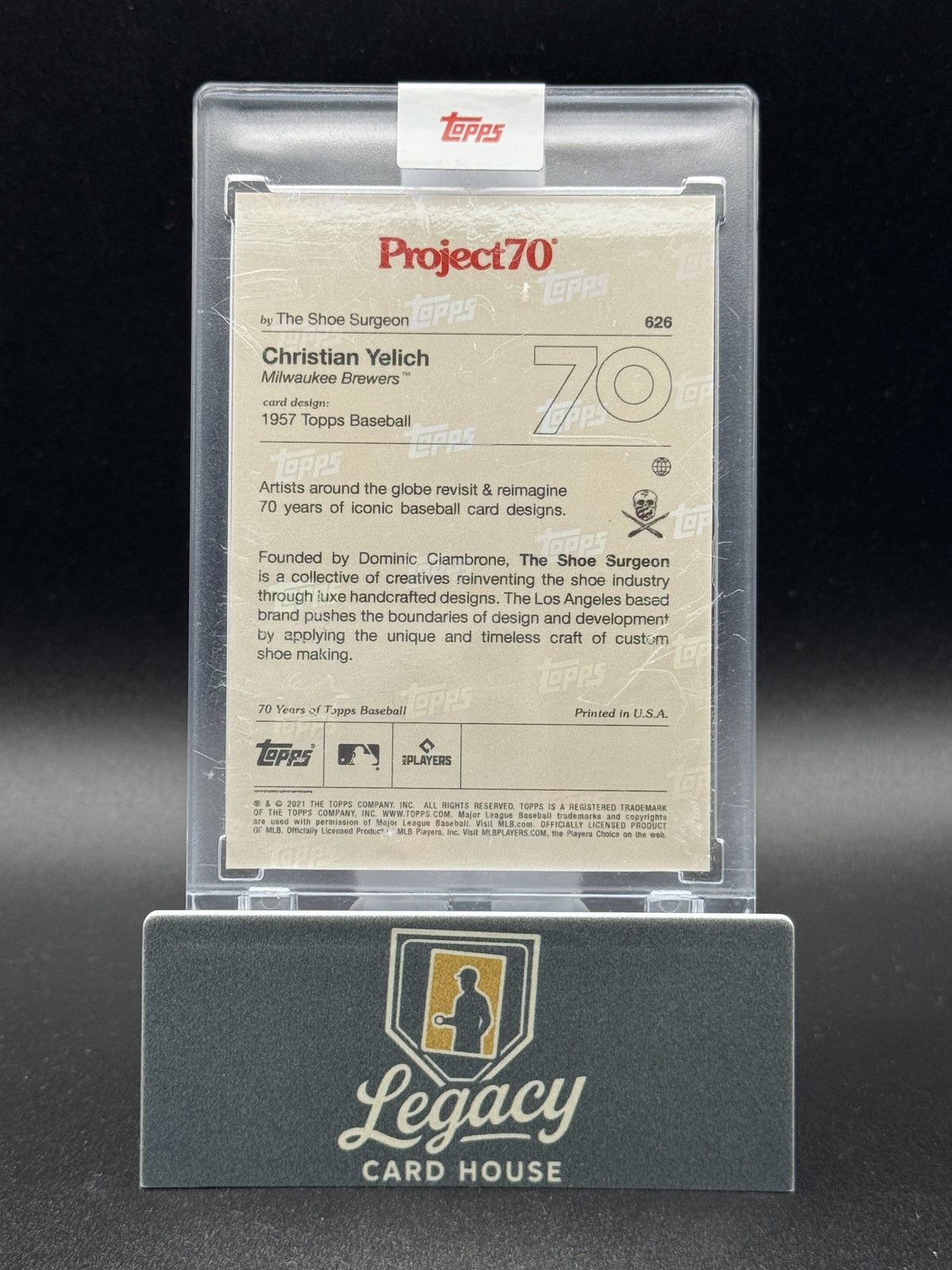 2021-22 Topps Project70 #626 Christian Yelich