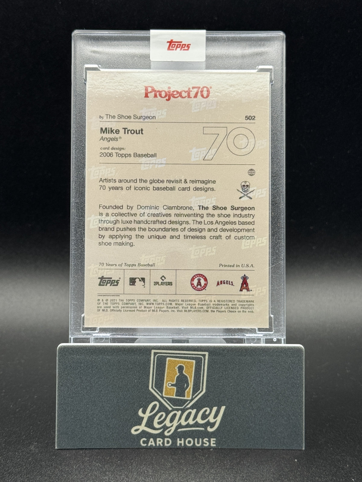 2021-22 Topps Project70 #502 Mike Trout