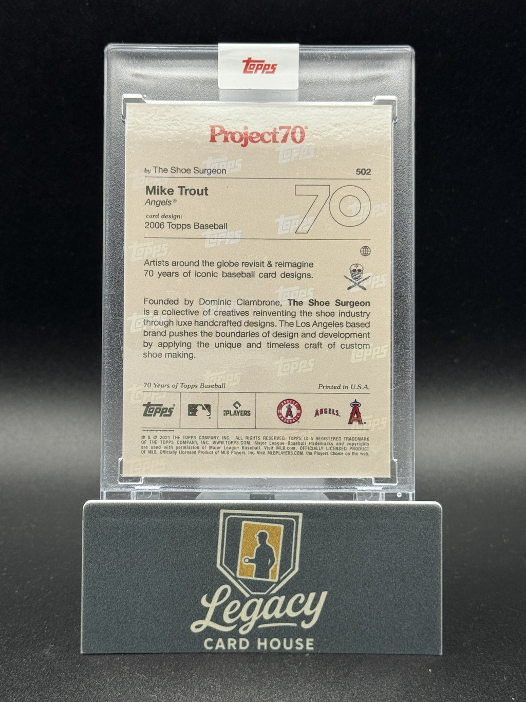 2021-22 Topps Project70 #502 Mike Trout