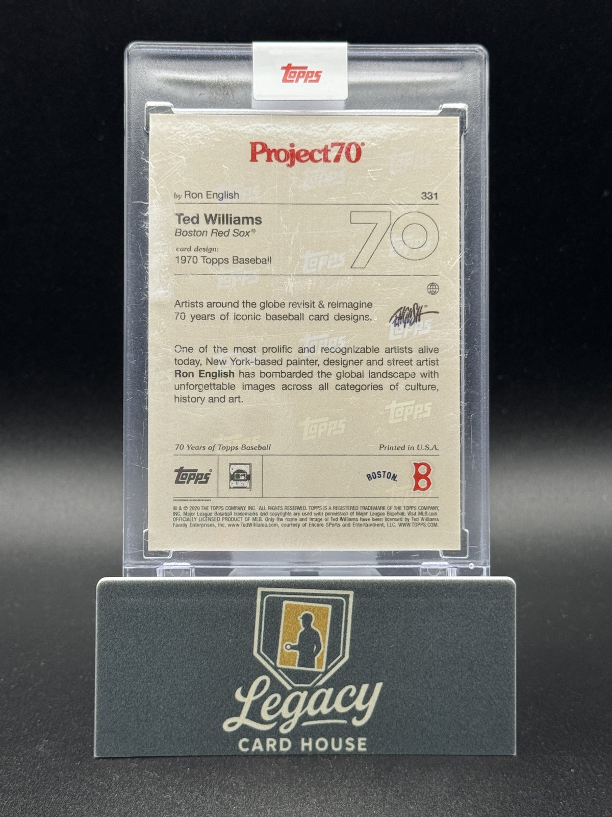2021 22 Topps Project70 Ted Williams #331 Topps 2021-22 Project70