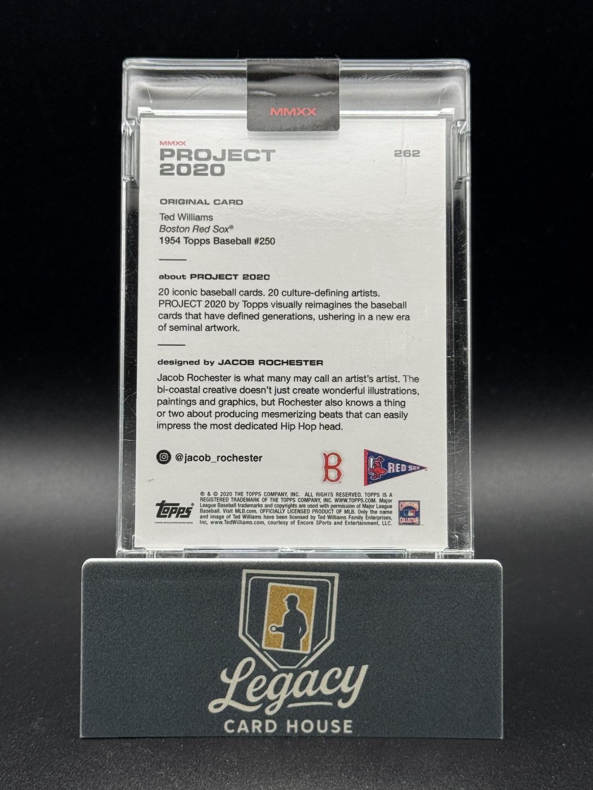 2020 Topps Project 2020 #262 Ted Williams