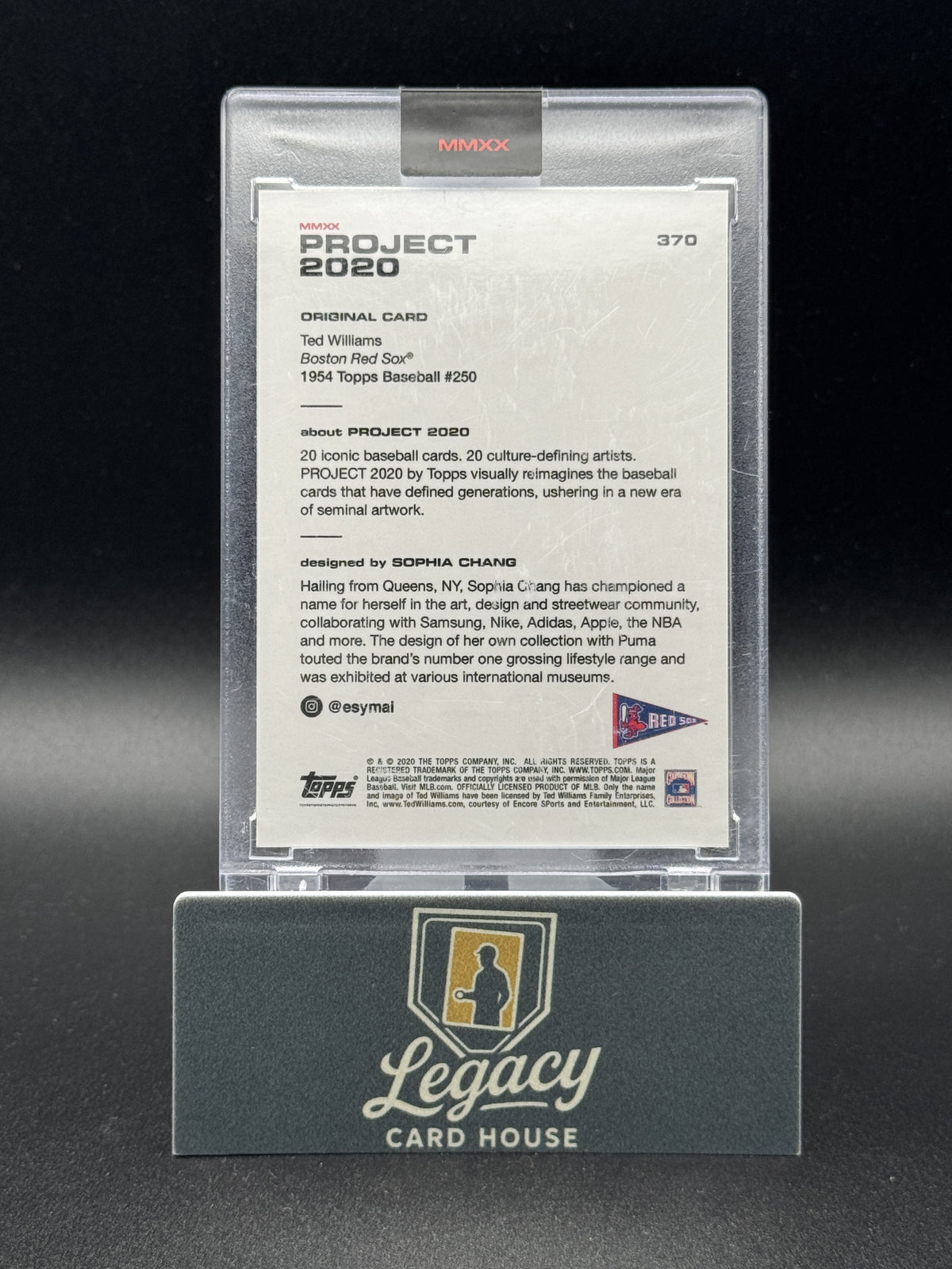 2020 Topps Project 2020 #370 Ted Williams