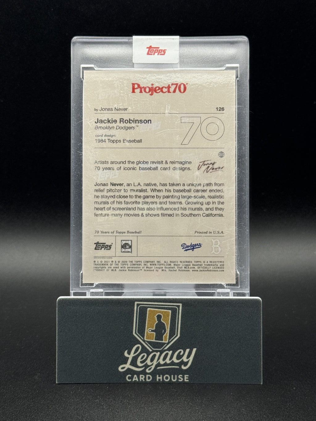 2021 22 Topps Project70 Jackie Robinson #126 Topps 2021-22 Project70