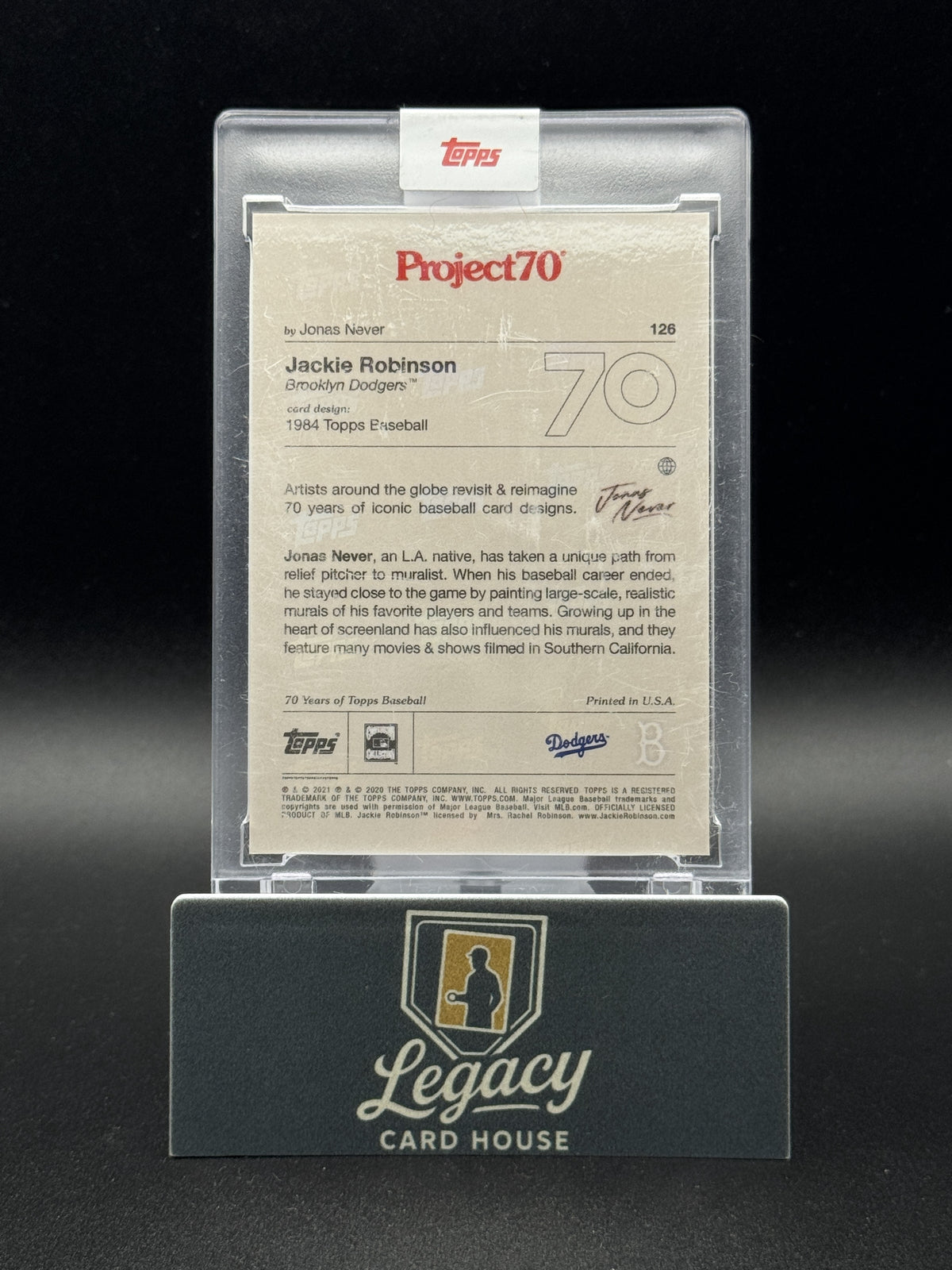 2021 22 Topps Project70 Jackie Robinson #126 Topps 2021-22 Project70