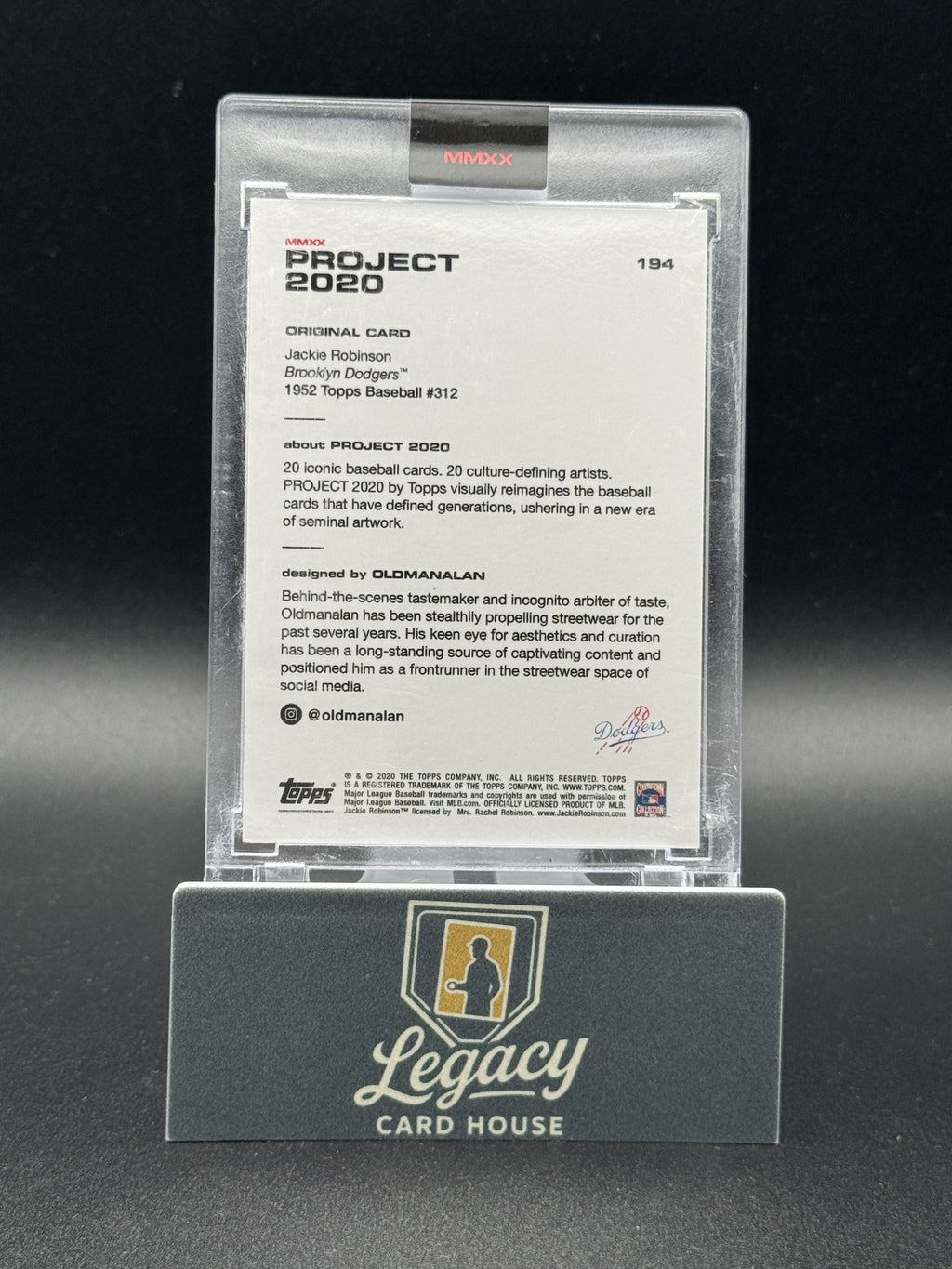 2020 Topps Project 2020 #194 Jackie Robinson