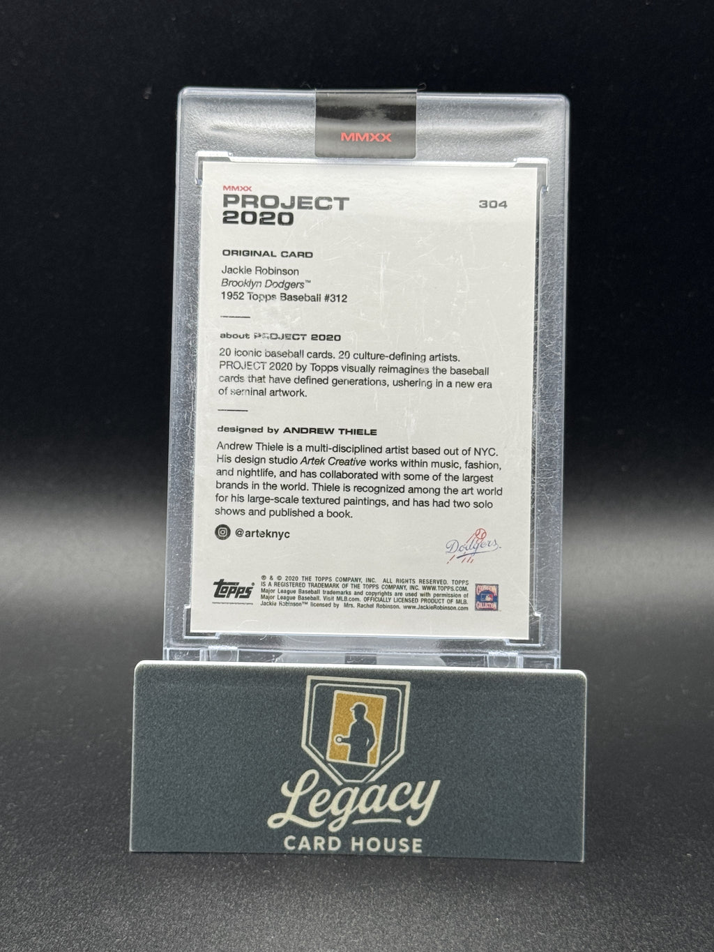 2020 Topps Project 2020 #304 Jackie Robinson