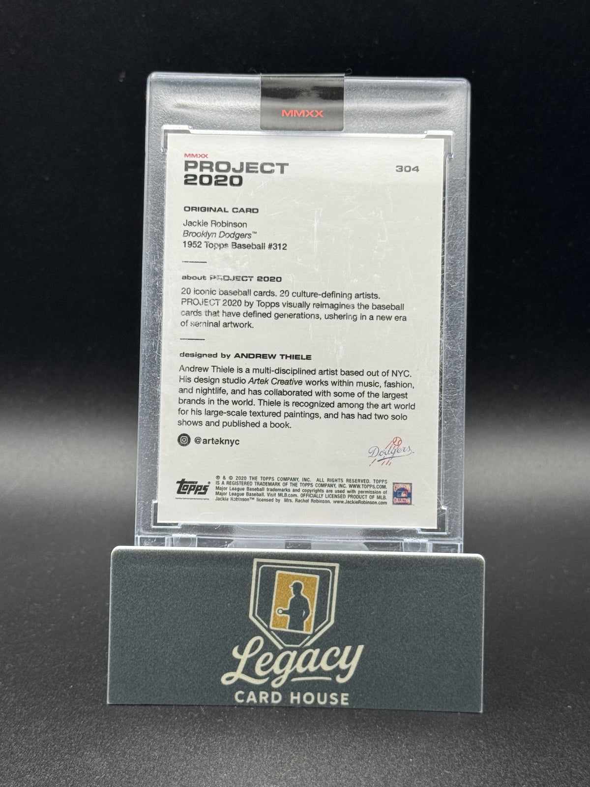 2020 Topps Project 2020 #304 Jackie Robinson