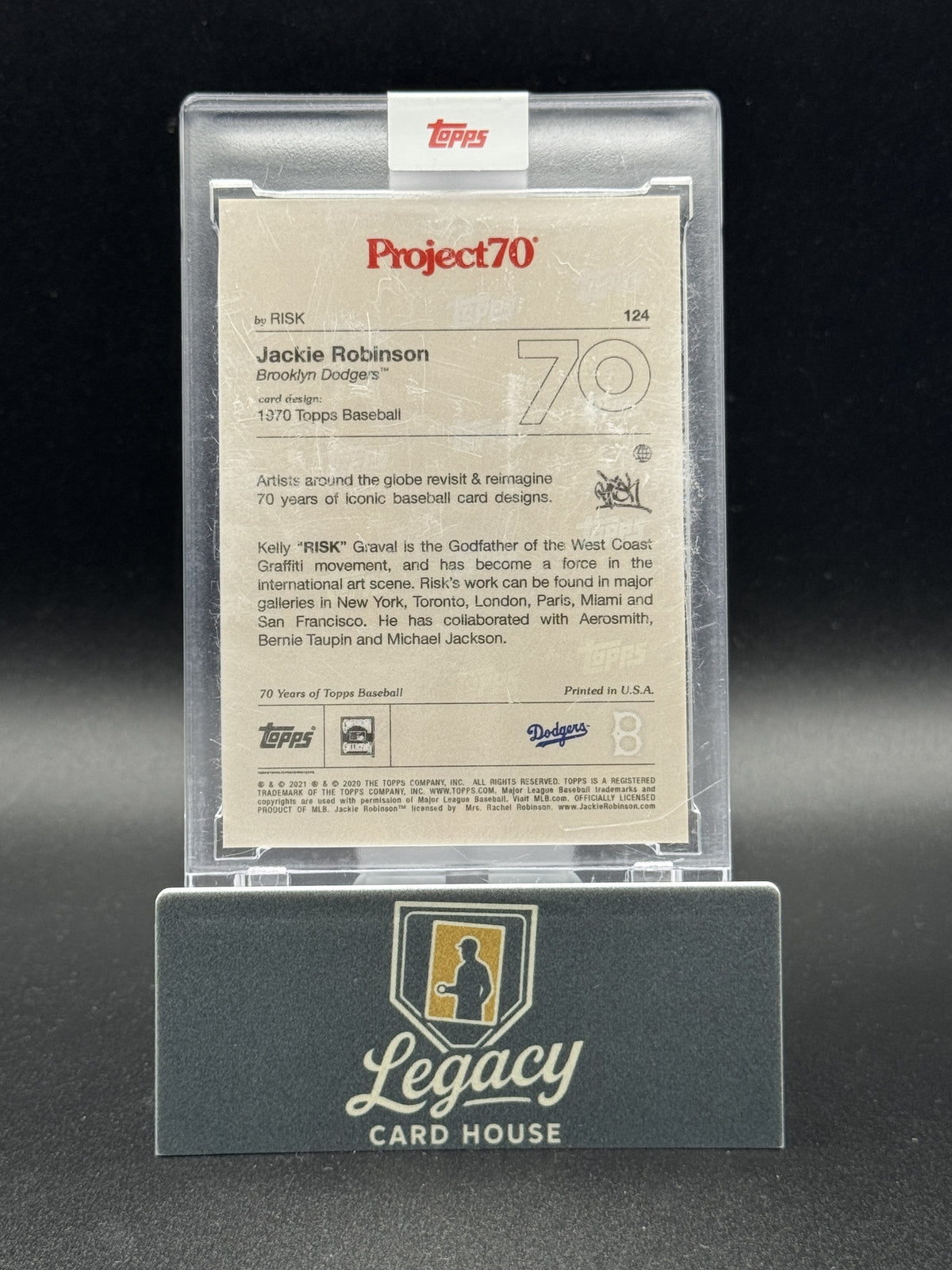 2021-22 Topps Project70 #124 Jackie Robinson