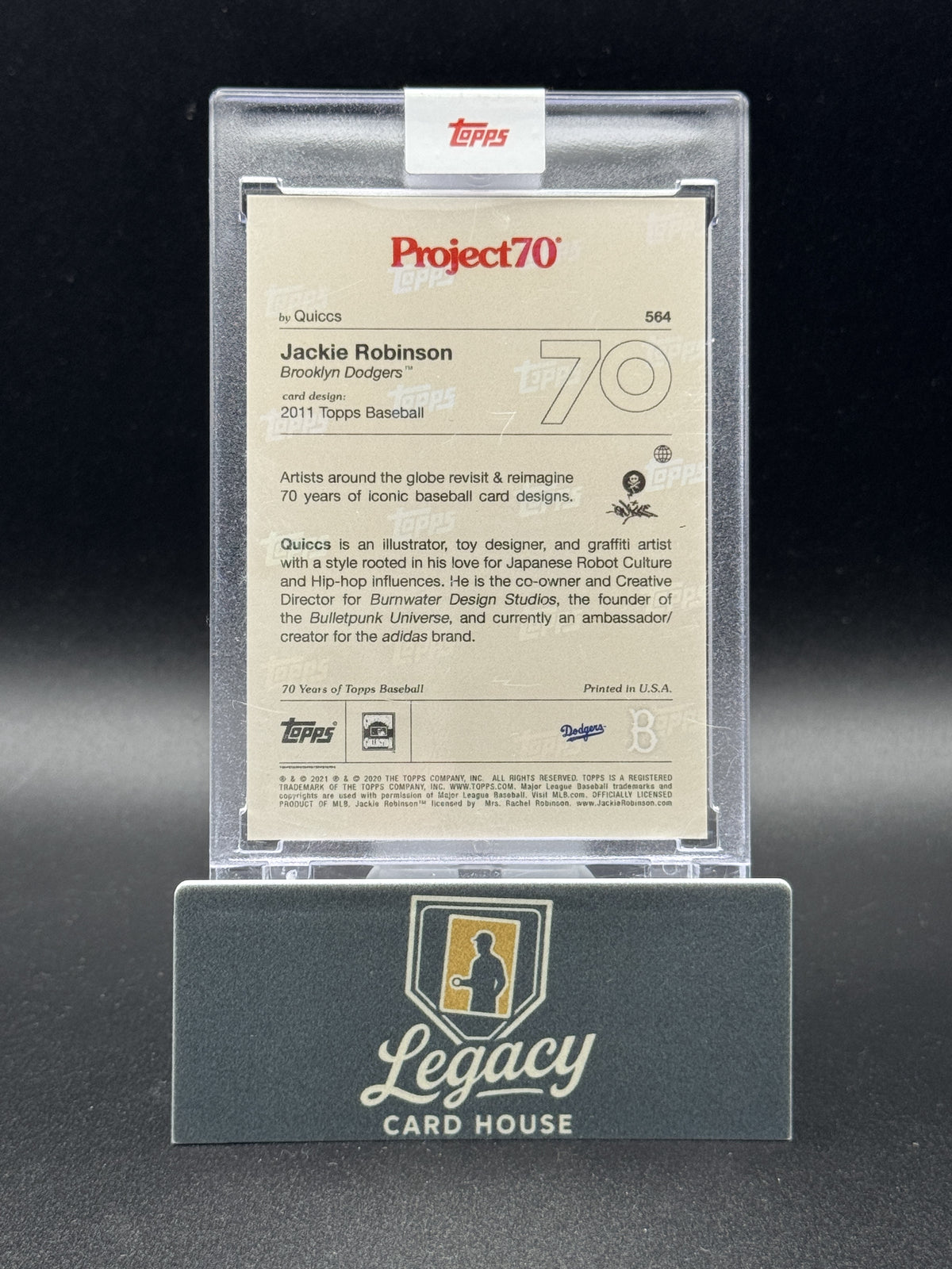 2021-22 Topps Project70 #564 Jackie Robinson