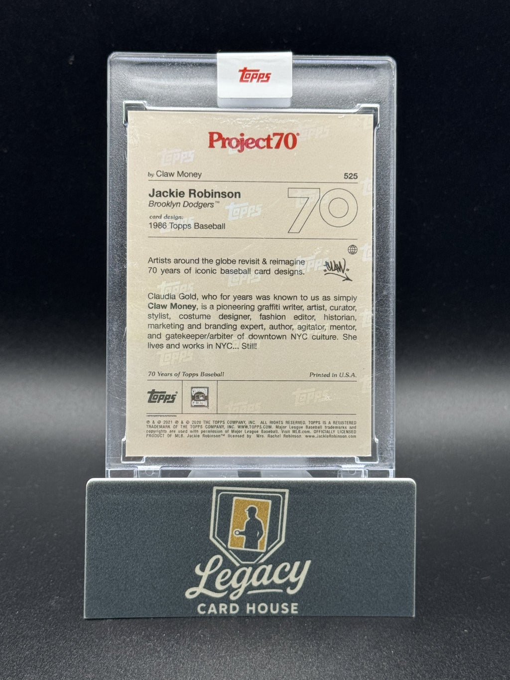 2021 22 Topps Project70 Jackie Robinson #525 Topps 2021-22 Project70